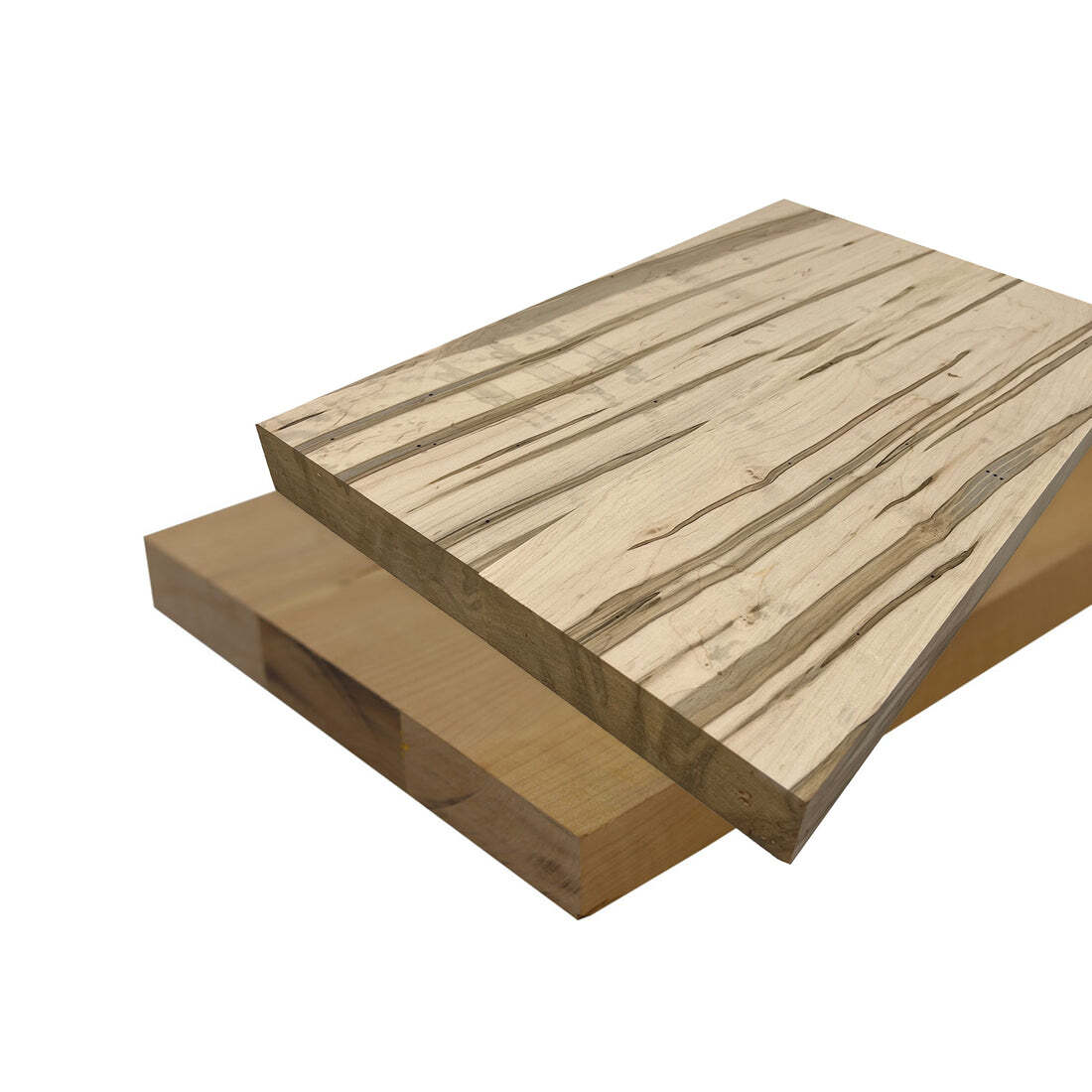 Combo Pack of Ambrosia Maple & Alder Guitar Wood Body Blanks - 21" x 14" x 2"