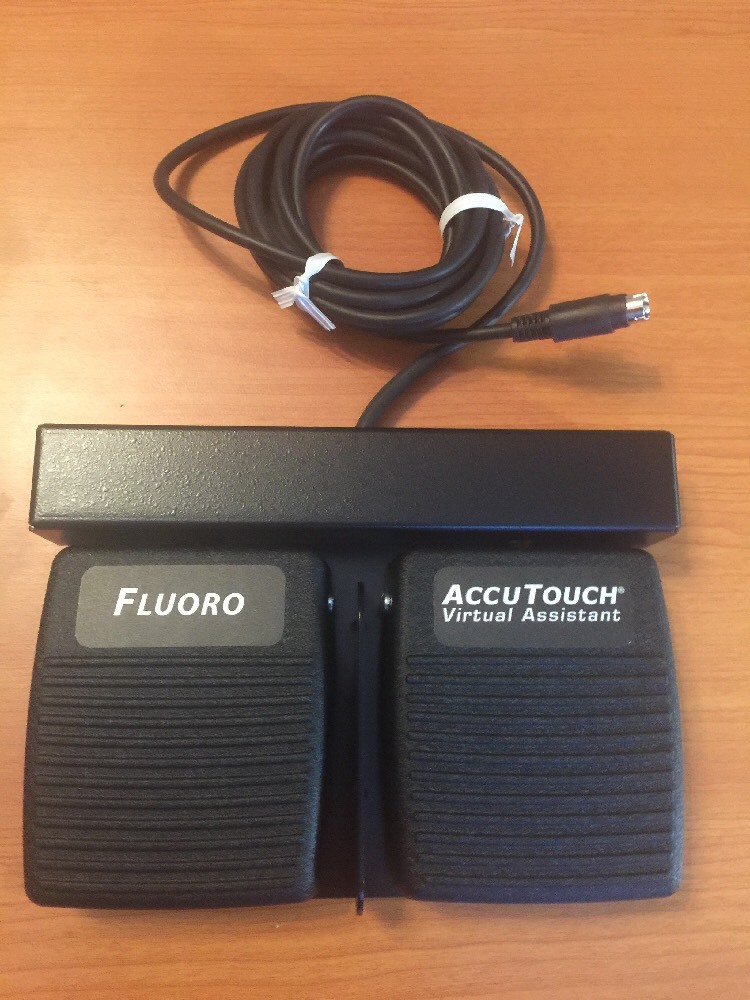 FLUORO Foot Control 2 Pedal Accu Touch Virtual Assistant - NEW