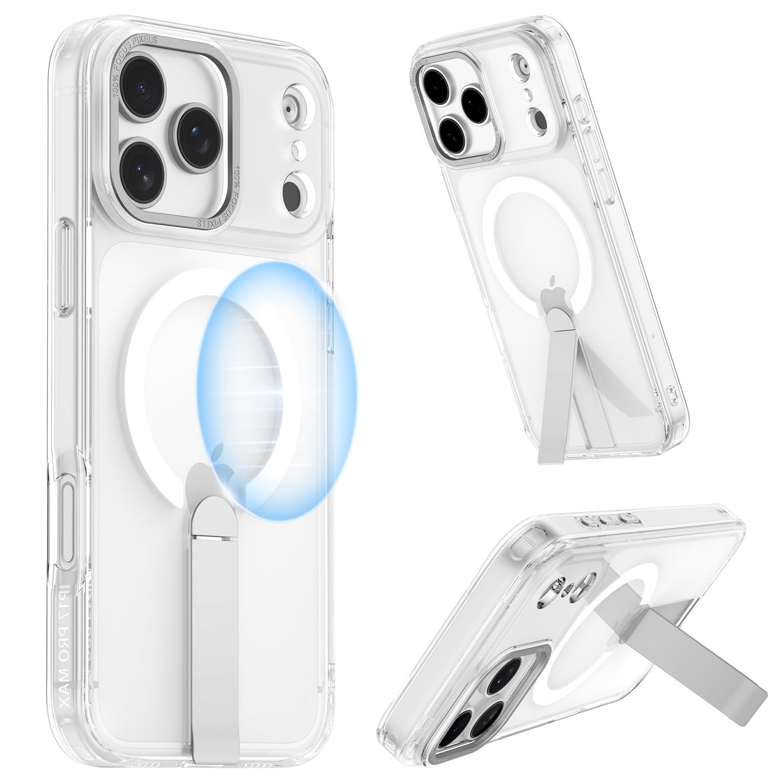 for iPhone 17 Pro Max Case with Stand, Camera Control Cover Control, Military...