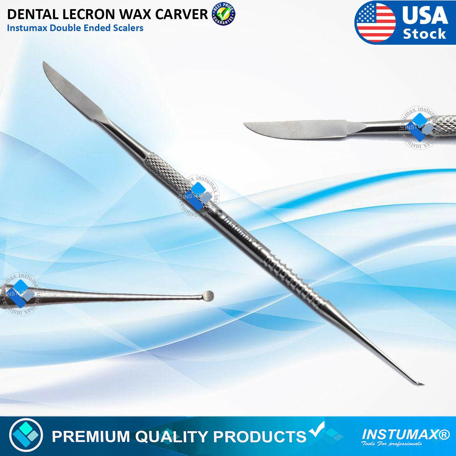 Dental Lab Tools – Lecron Wax Carver & Hand Spatula Modeling Set Stainless Steel