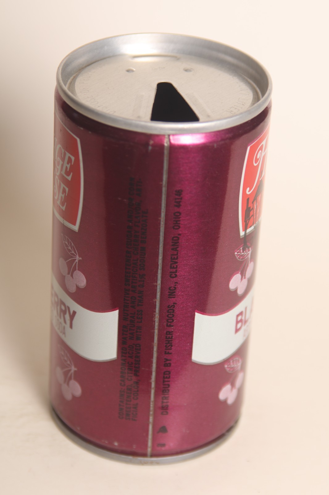 Heritage House Black Cherry soda can