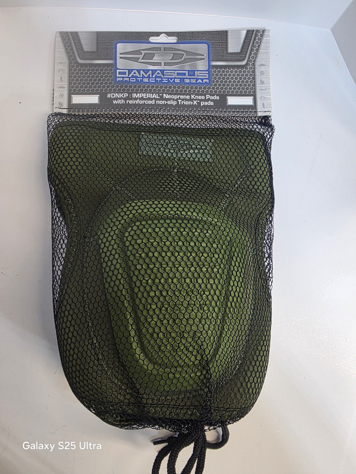 DamascusGear DNKPOD Imperial Neoprene KNEE PADS Reinforced Non-Slip Trion-X Caps