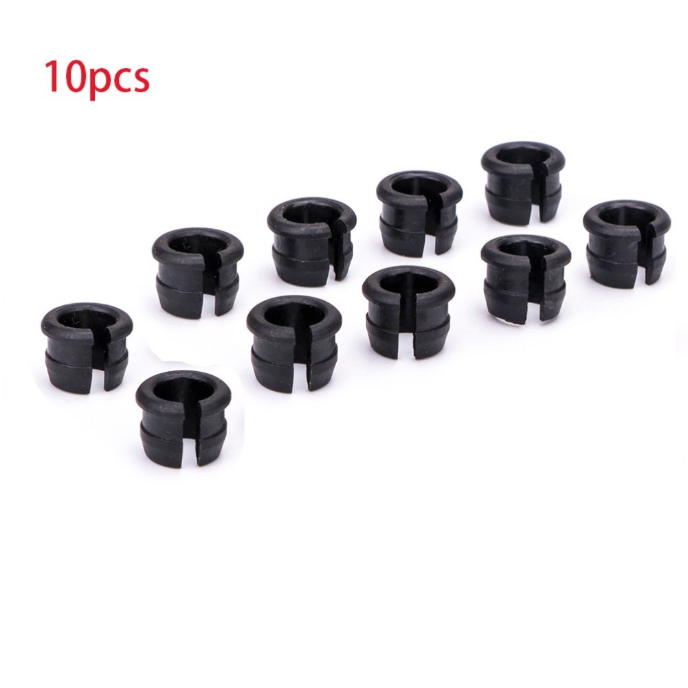 10pc For Presta Valve Adapter for French Rim Conversion Black Polymer 9 7.5 6mm