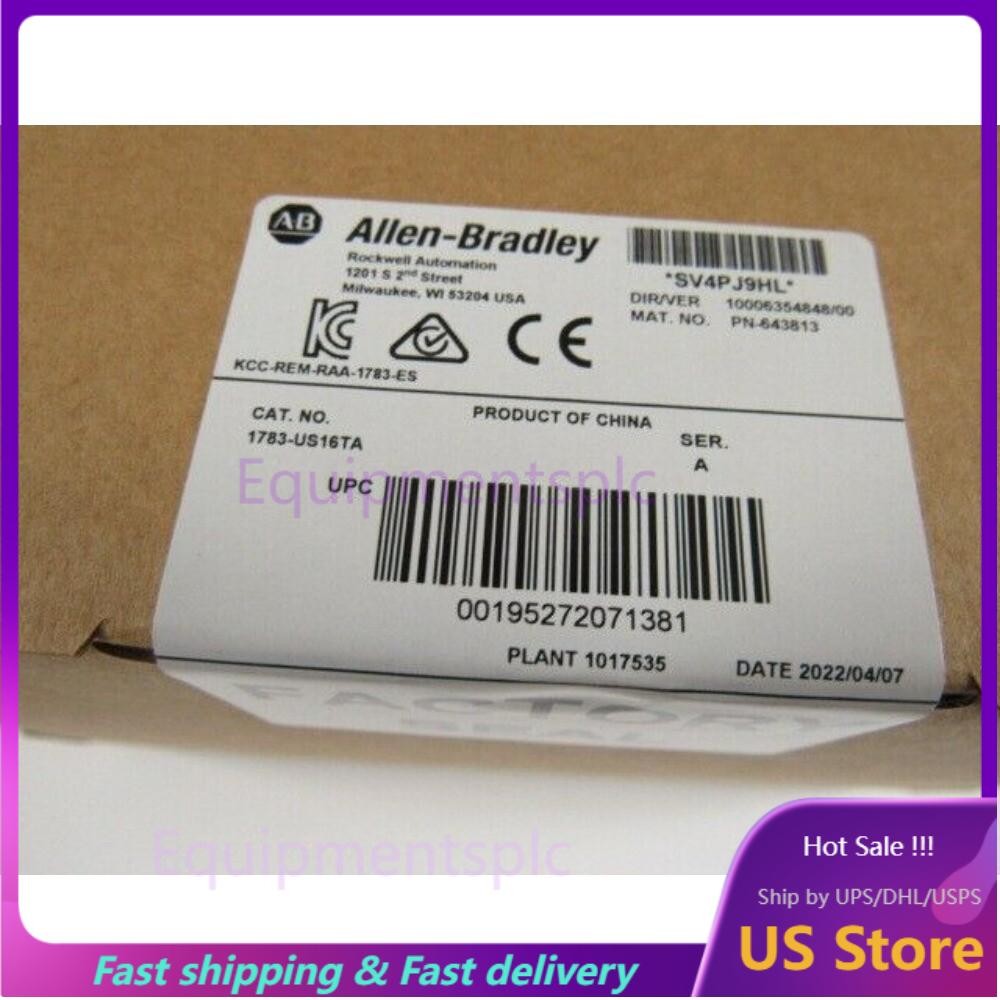 ALLEN BRADLEY 1783-US16TA ETHERNET SWITCH NEW FACTORY SEALED US Free Tax