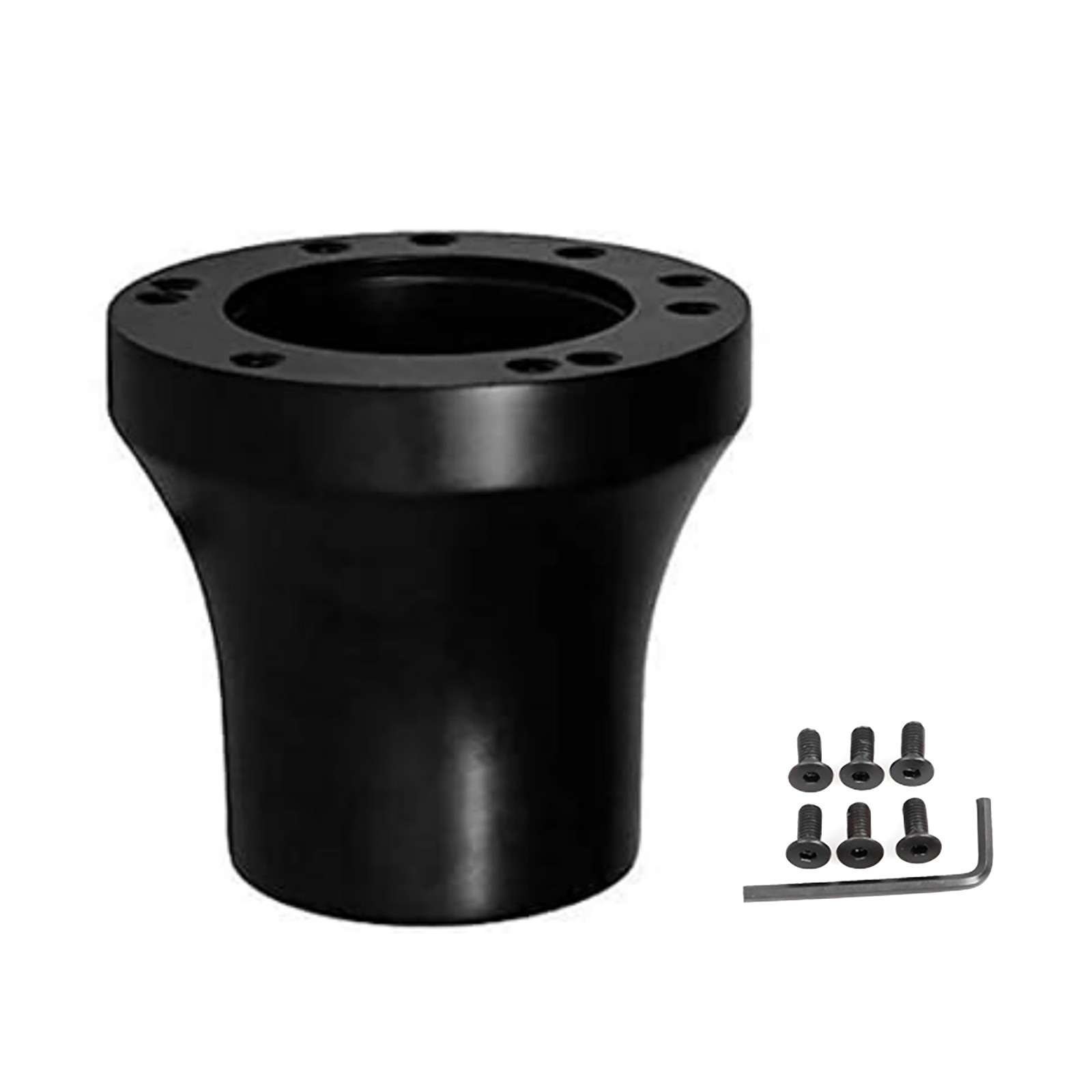1 Set Metal Steering Wheel Adapter For Golf Cart Club Car Precedent&Tempo Black