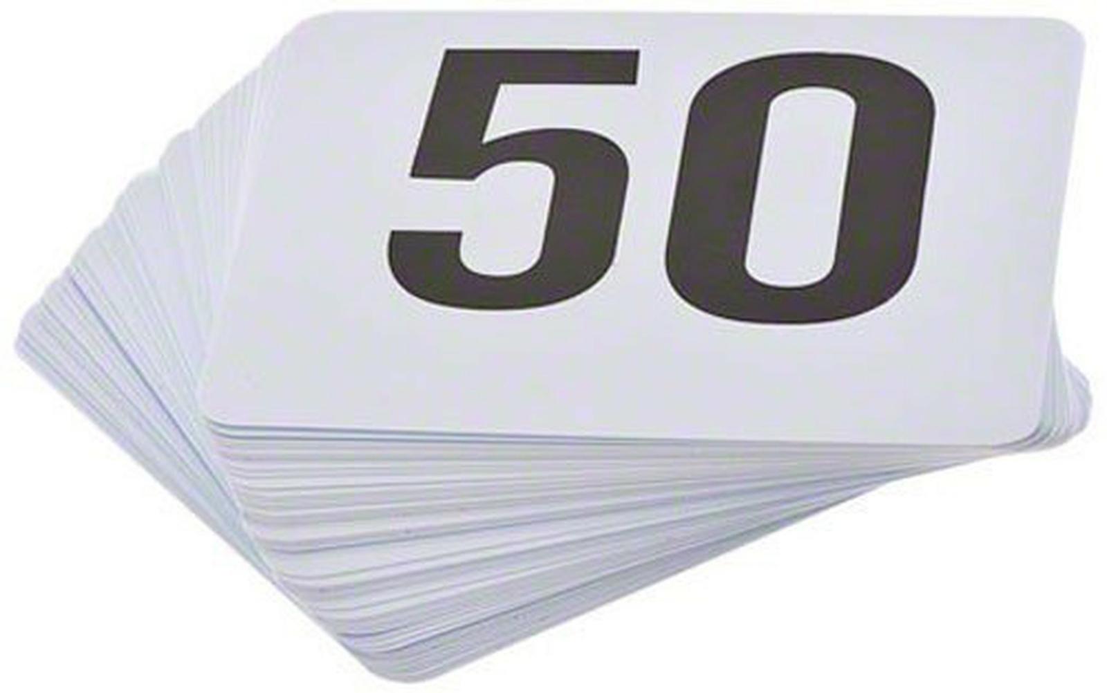 ROY TN 1 50 -Royal Industries Number 1-50 Plastic Number Card Set, Plastic, 4...