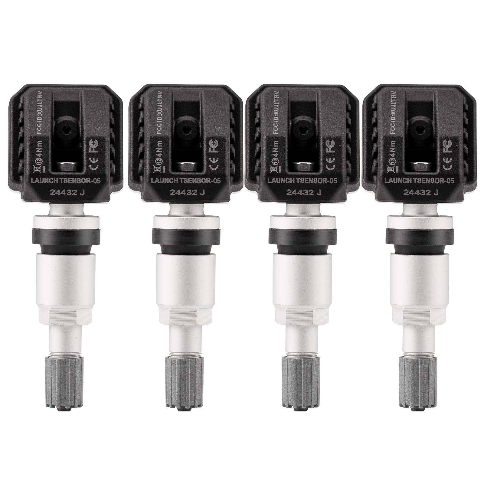 4x LAUNCH TSENSOR-05 RF Sensor Programmable Universal TPMS Sensor 315MHz &433MHz