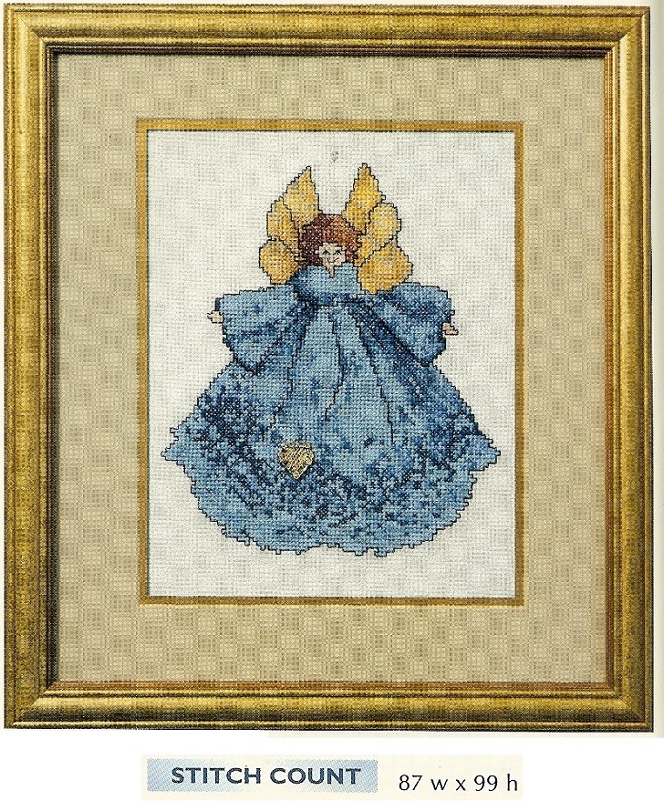 CHARMING ANGEL    - CROSS STITCH PATTERN ONLY  HM  ERYR
