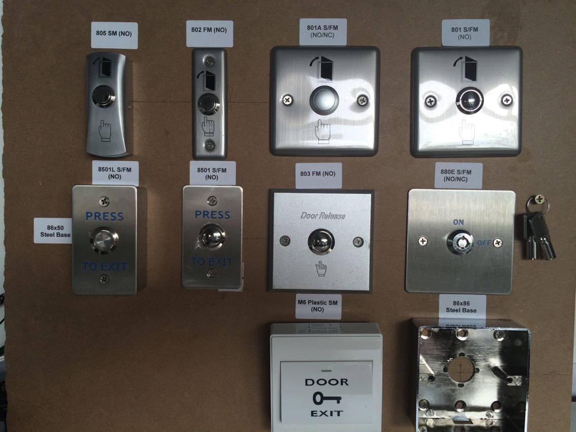Door Exit Push Release Button S/S Switch Panel Normally Open