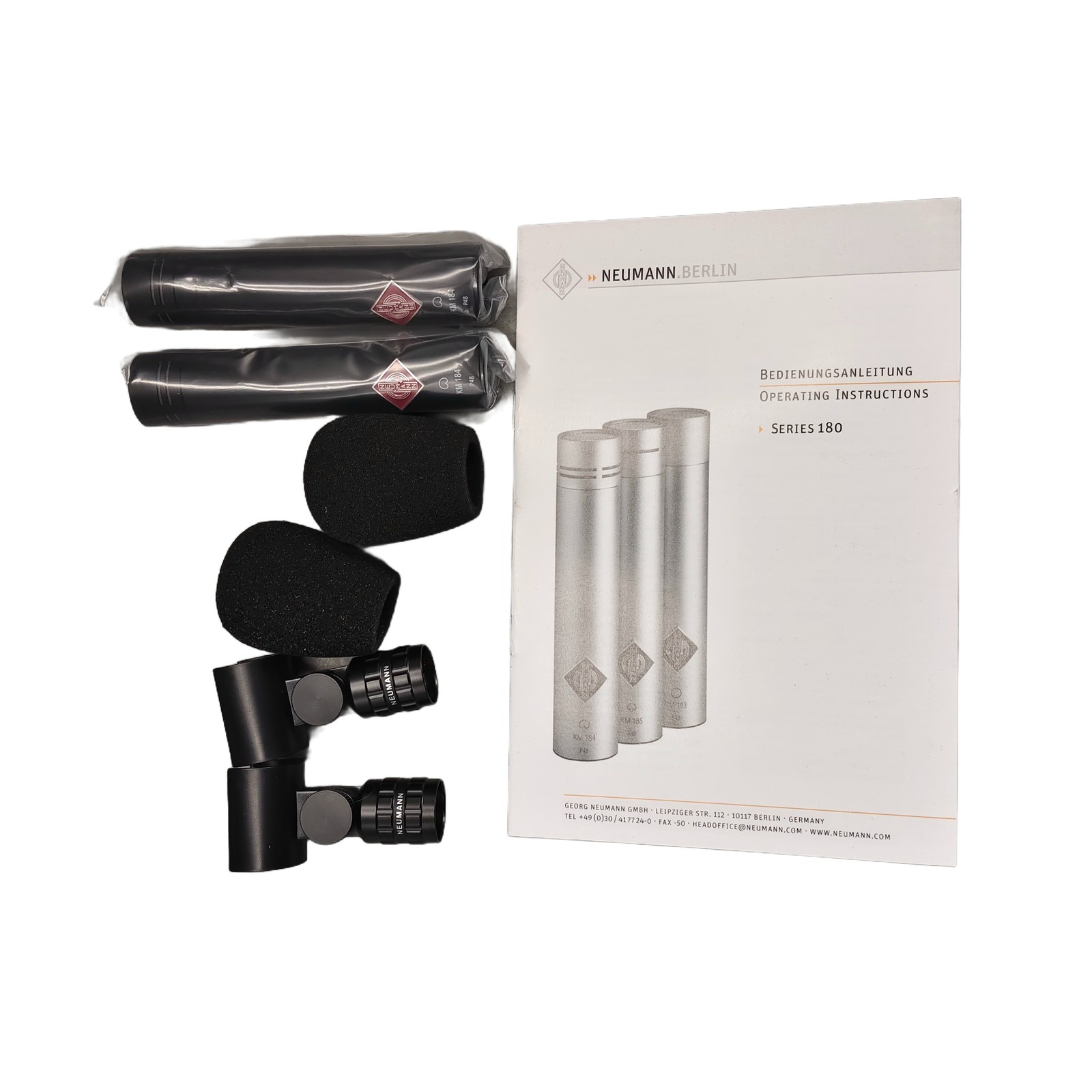 Neumann KM 184 MT Professional Wired Stereo Set