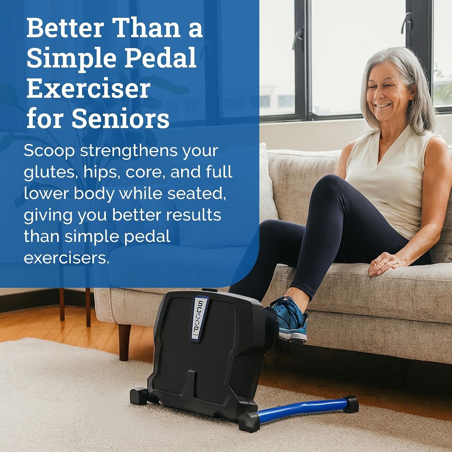 Lateral Elliptical Compact Under Desk Exercise Equipment & Lateral Elliptical
