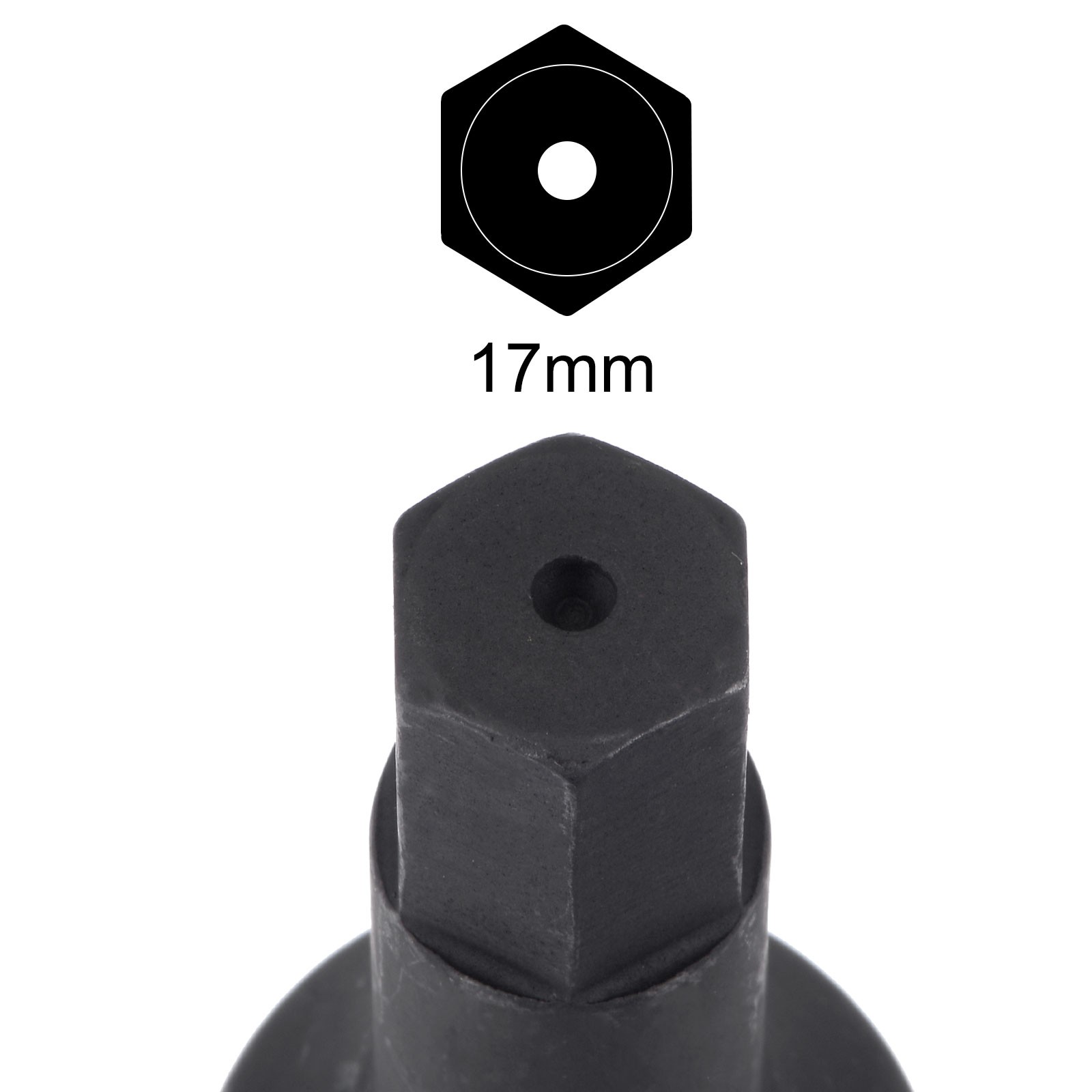 17mm Impact Metric Bit Socket for DIY Hand-making CR-MO 98mm Length
