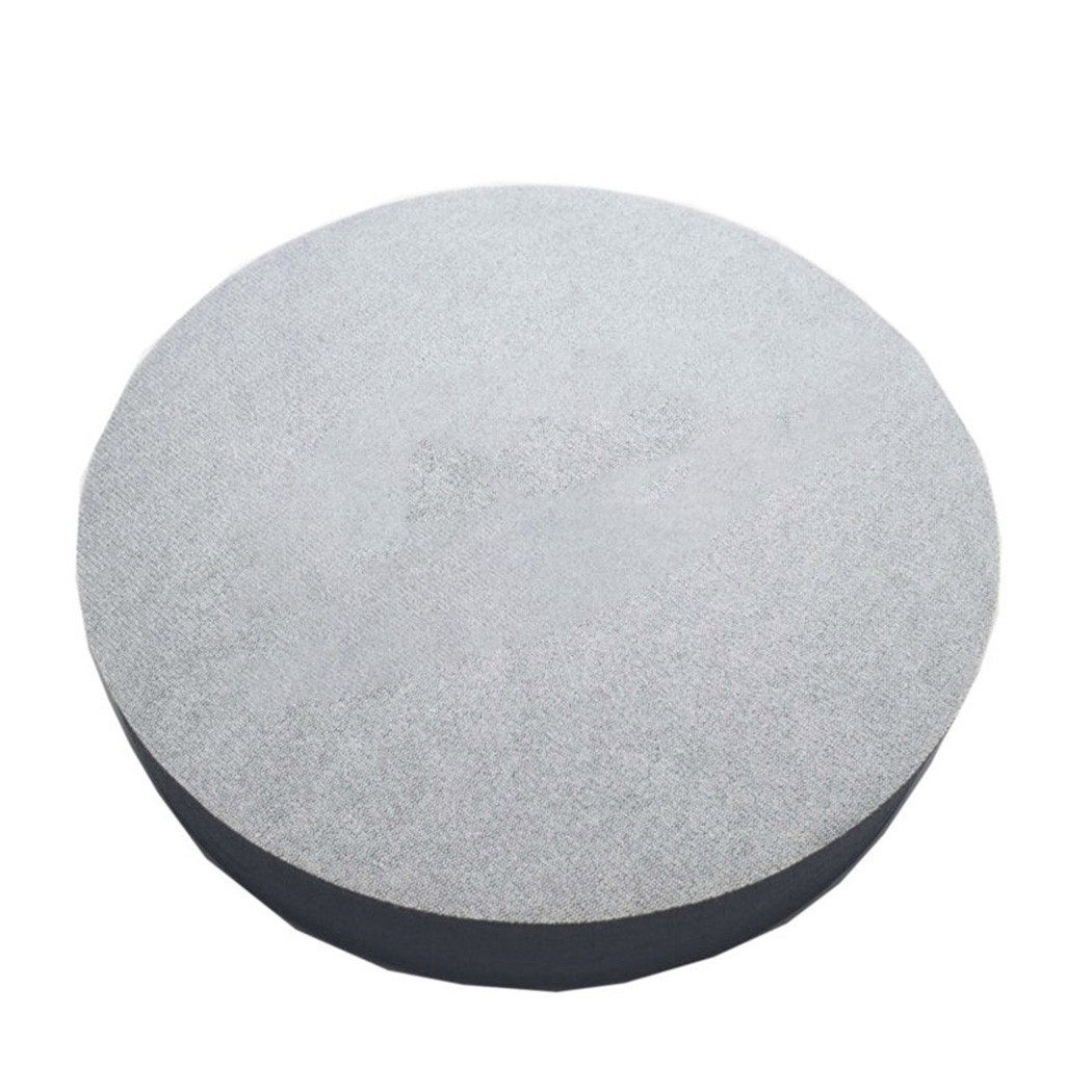 2Pcs 05723 8 Black Round Foam Compounding Polishing Pad Single Sided Flat Back