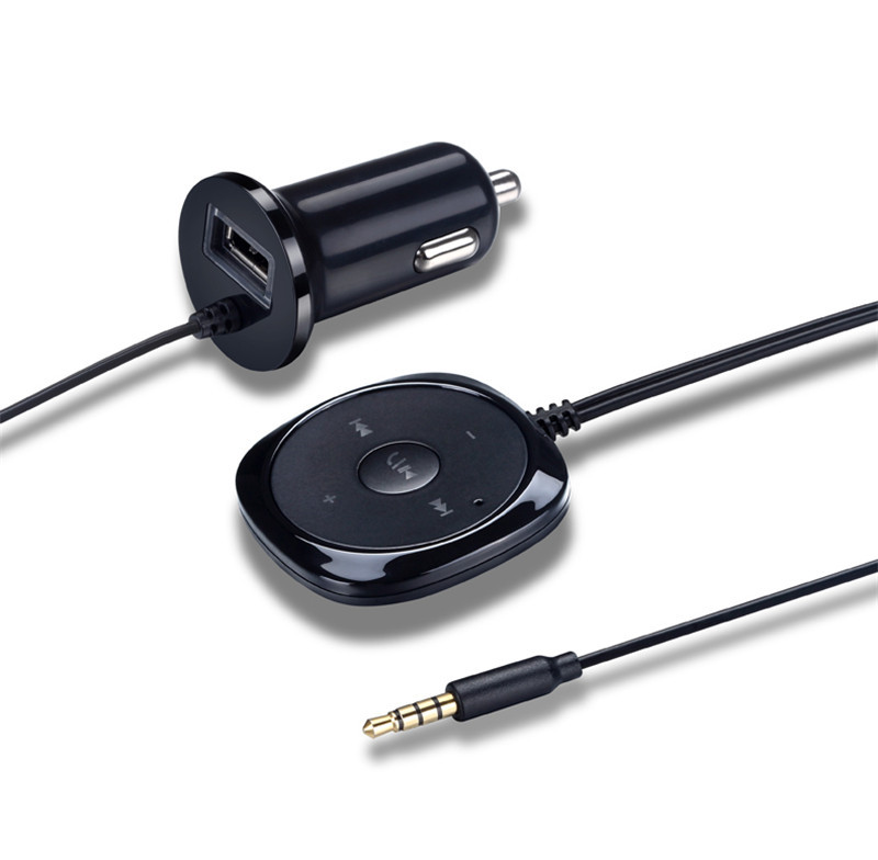 Car Stereo Bluetooth Hands-free Wireless Audio Receiver Adapter Dongle for Phone