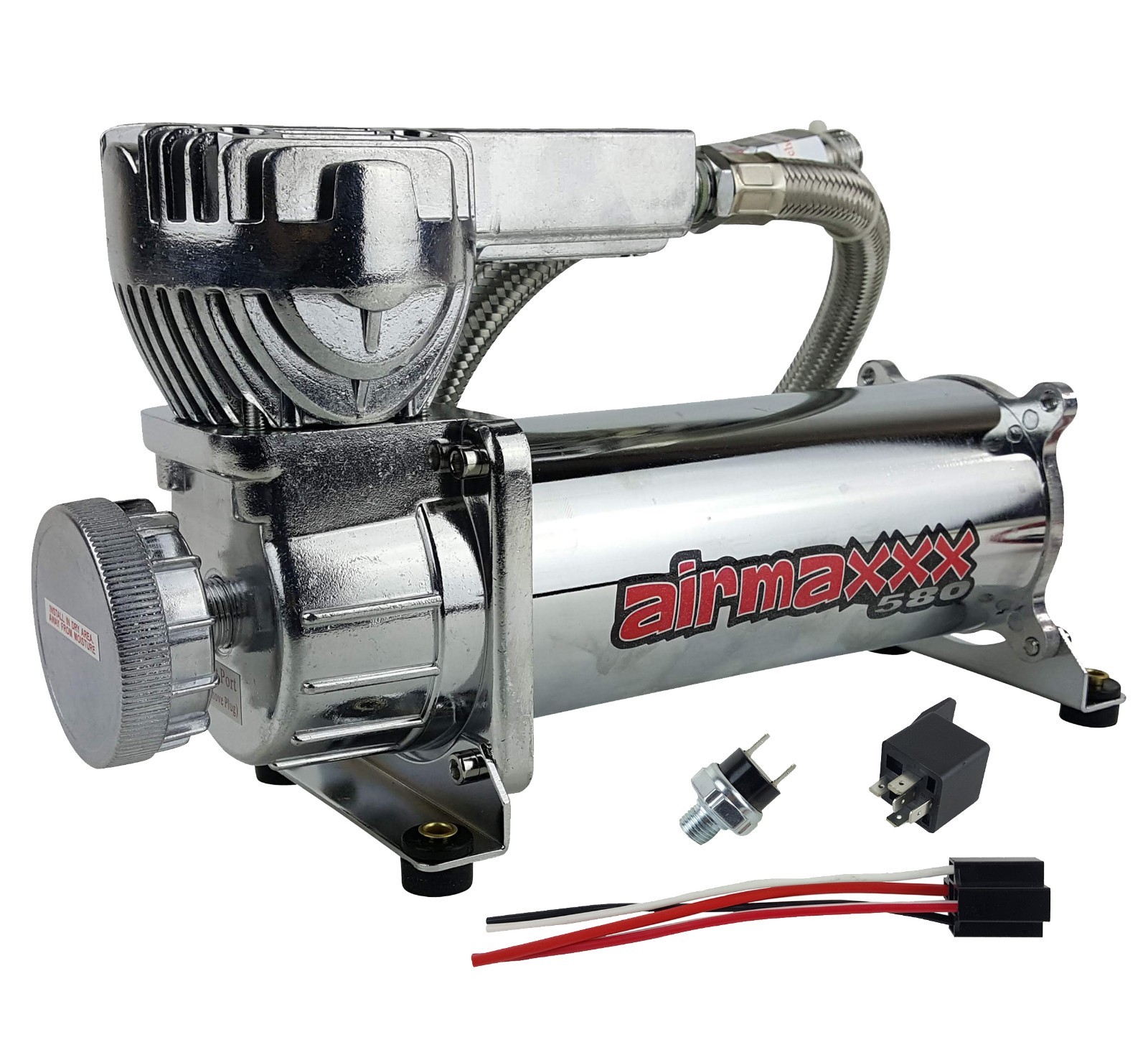 Chrome 580 Air Compressor 180 psi Off Pressure Switch Relay For Bag Suspension