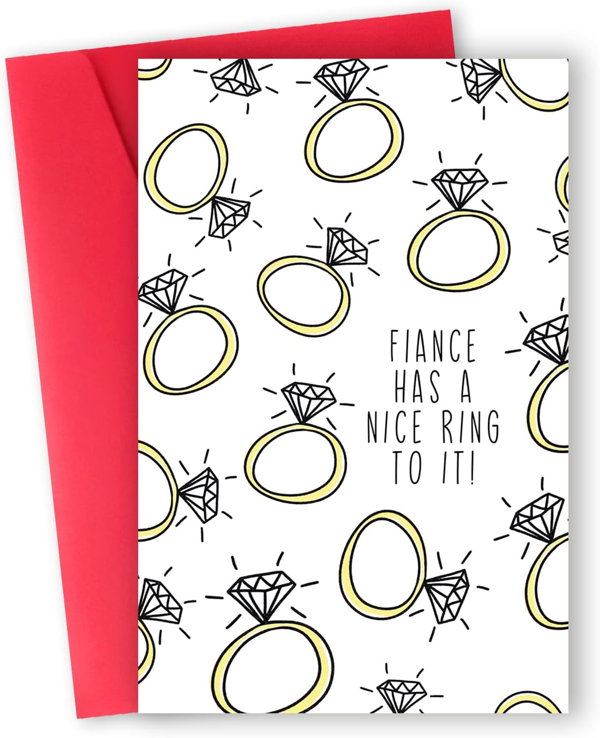 Unique Engagement Card,Funny Engagement Gift for Couples Women Men Him Her | Eng