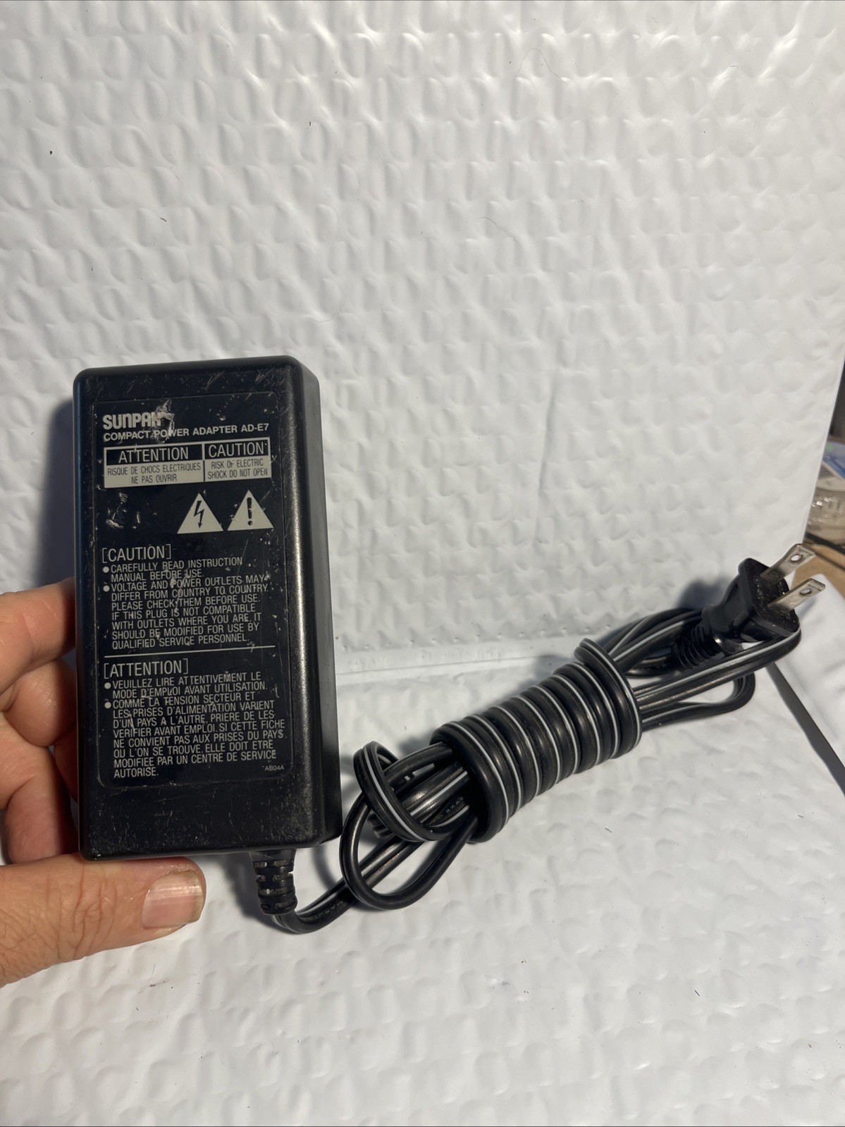 SUNPAK POWER ADAPTER AD-E7