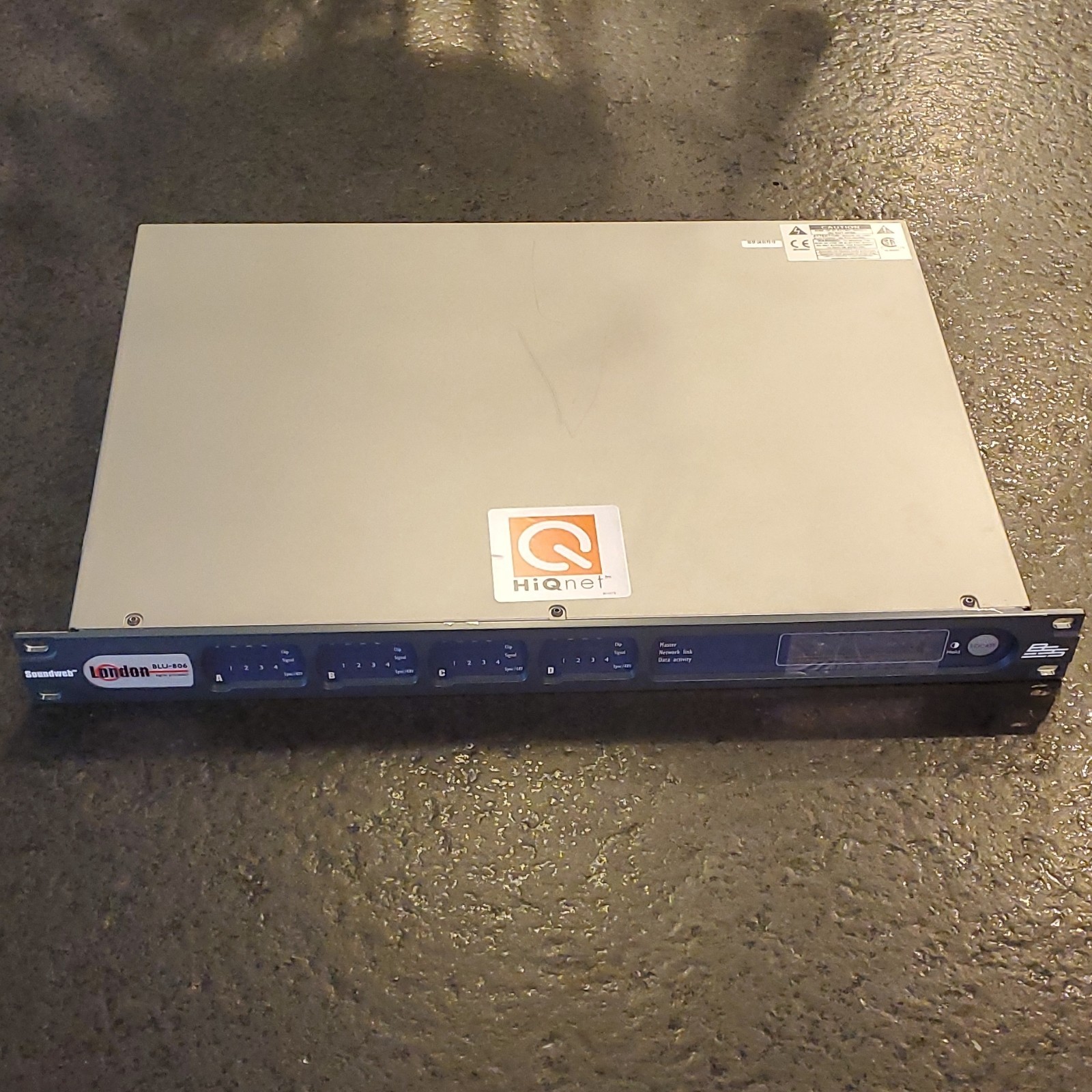 BSS Soundweb London BLU-806 Signal Processor Rack Digital Audio