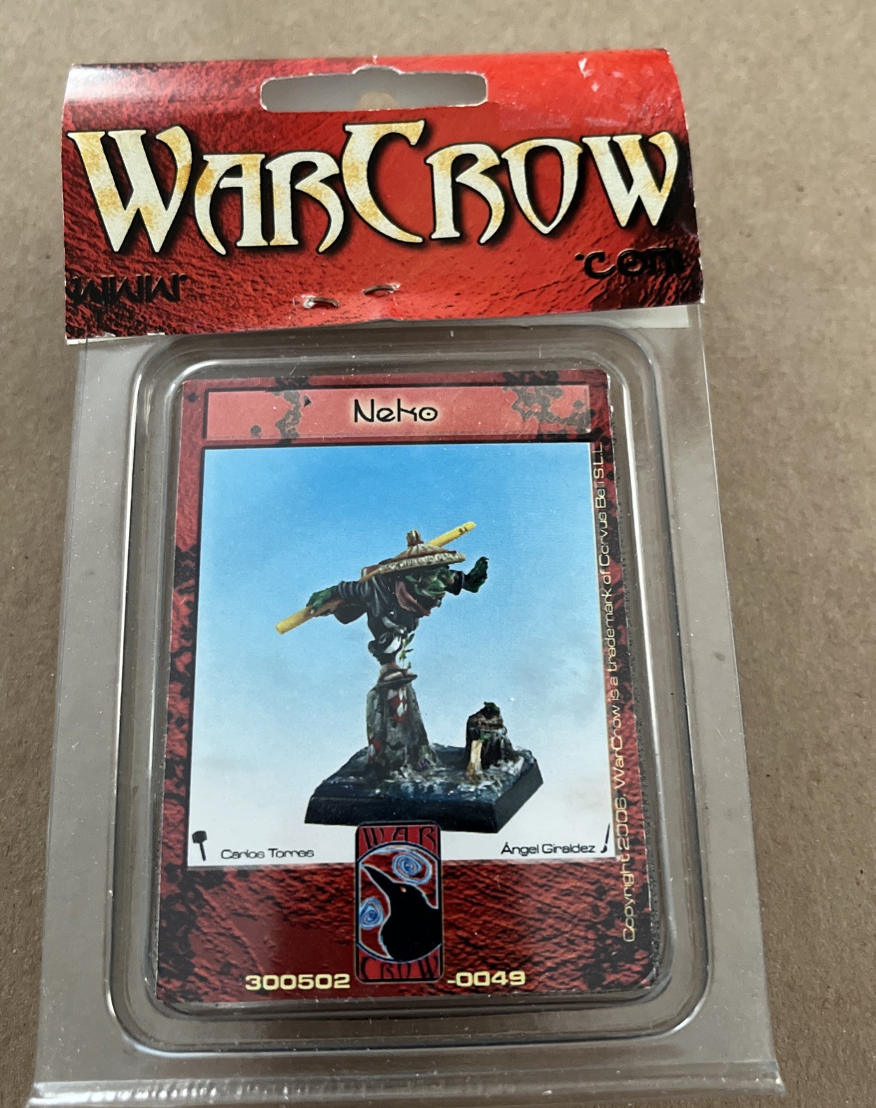 Corvus Belli  WarCrow NEKO Fantasy Metal Miniature NEW in Blister