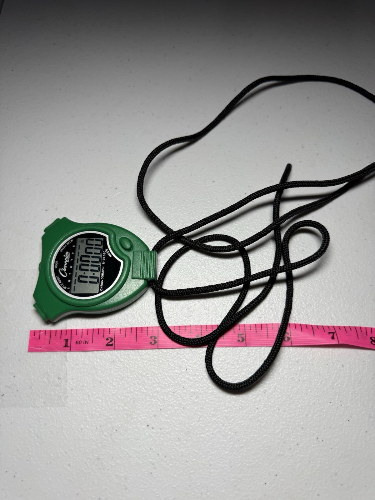 Champion Sports Green Stopwatch