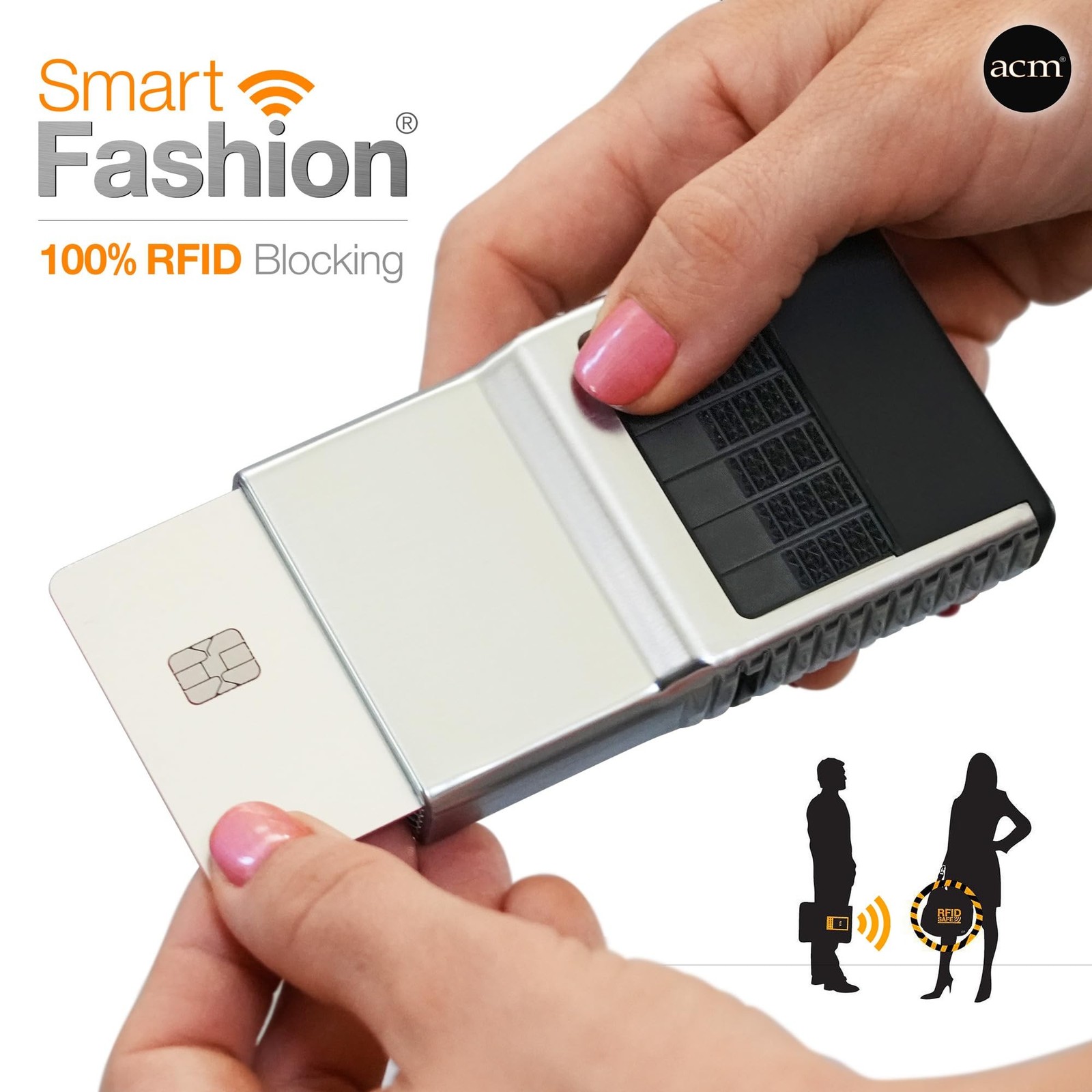 ACM 2.0 Featherweight Wallet - Exact Card Select and Storage - RFID Blocking ...