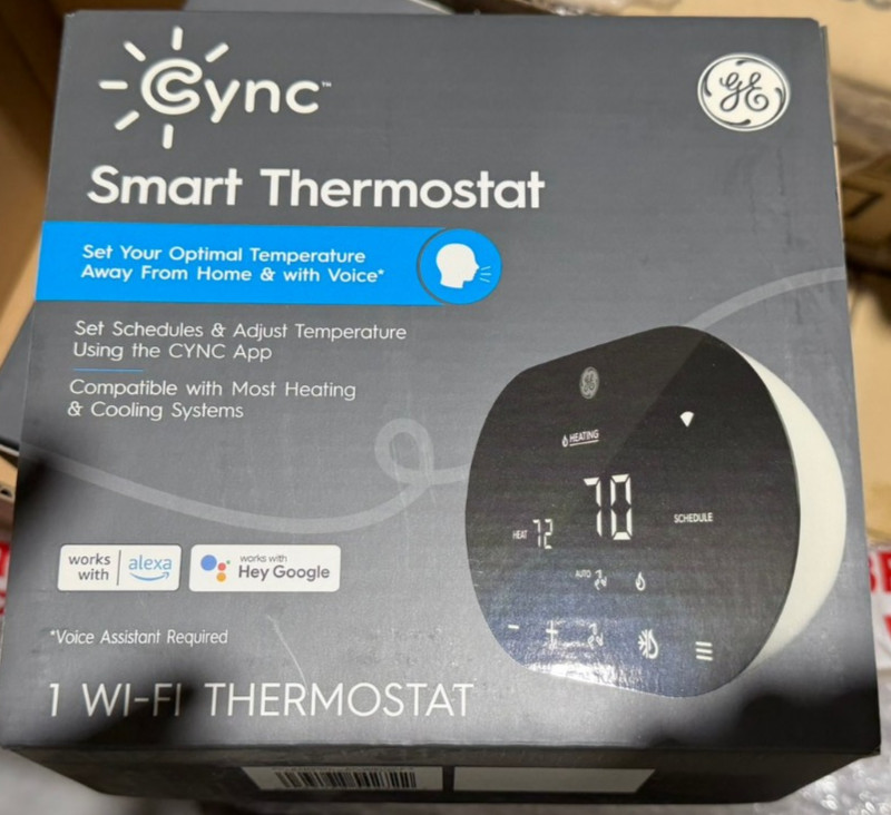 Cync by GE Programmable Wi-Fi Smart Thermostat w/ Touchscreen New