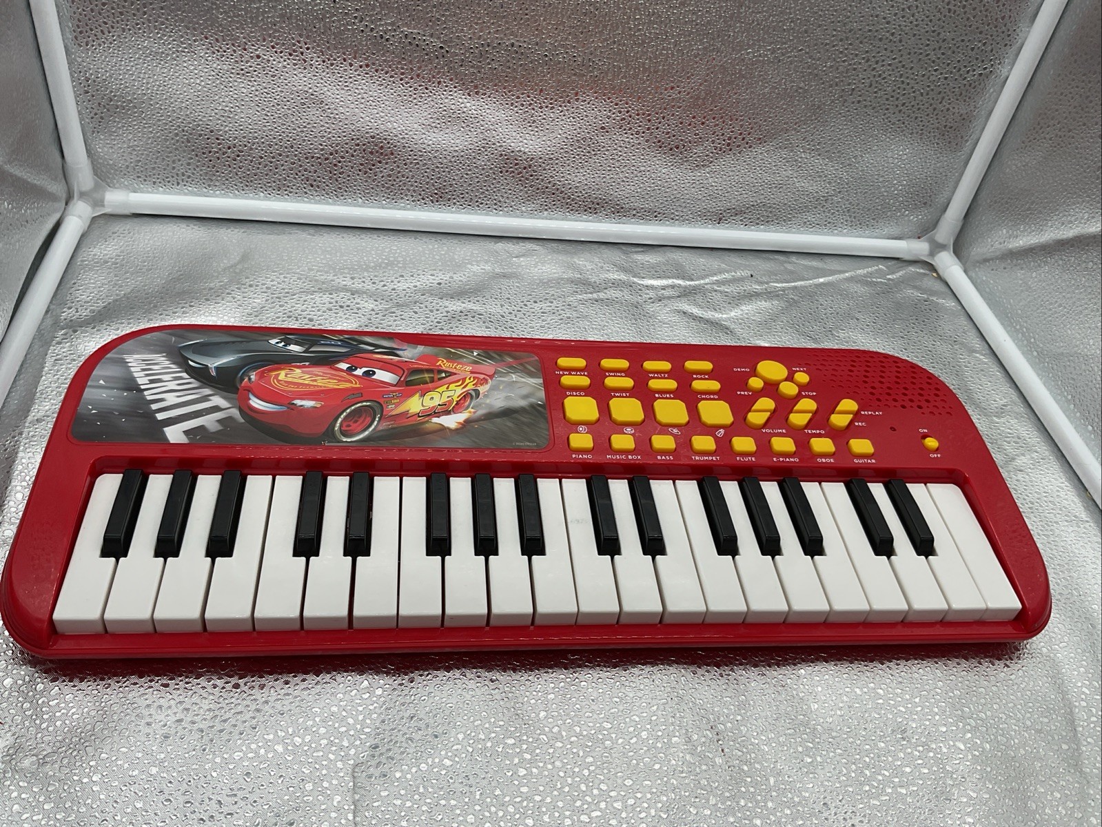 First Act Disney Pixar Cars Racing Rhythms Keyboard Piano Works Tested