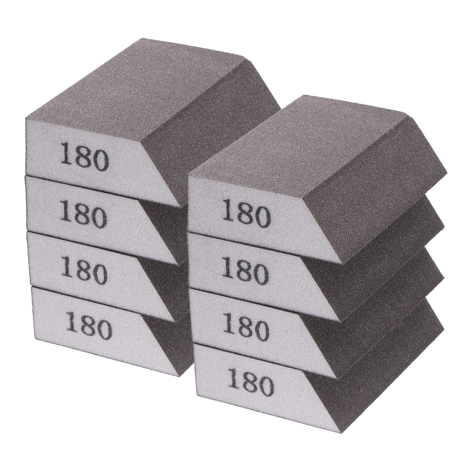 8pcs Sanding Sponge Blocks 180# (600-800 Grit) Sanding Block, 4"x2.8"x1"