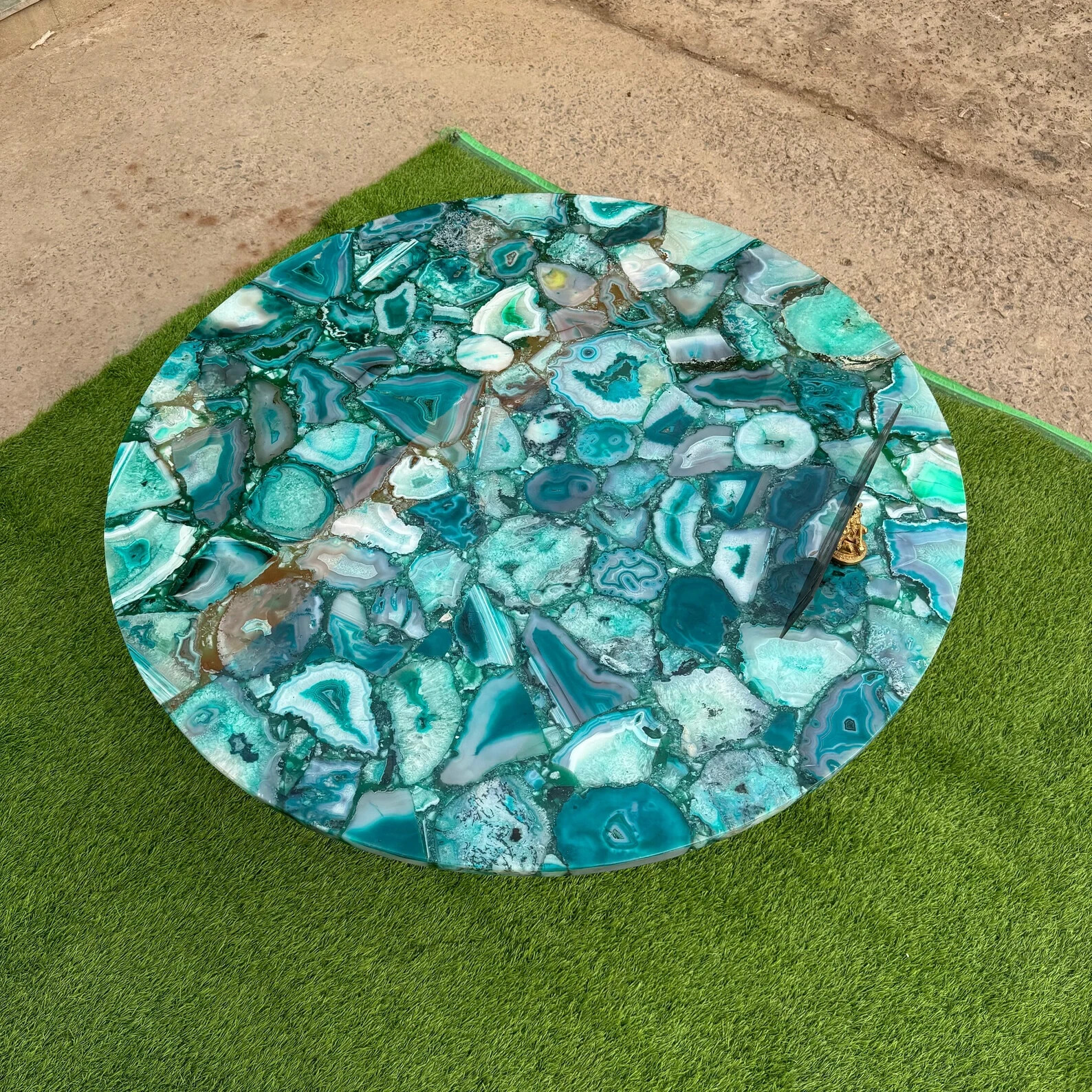 Agate Table, Agate Console Table, Agate Countertop/Side Table/ Agate Table Top