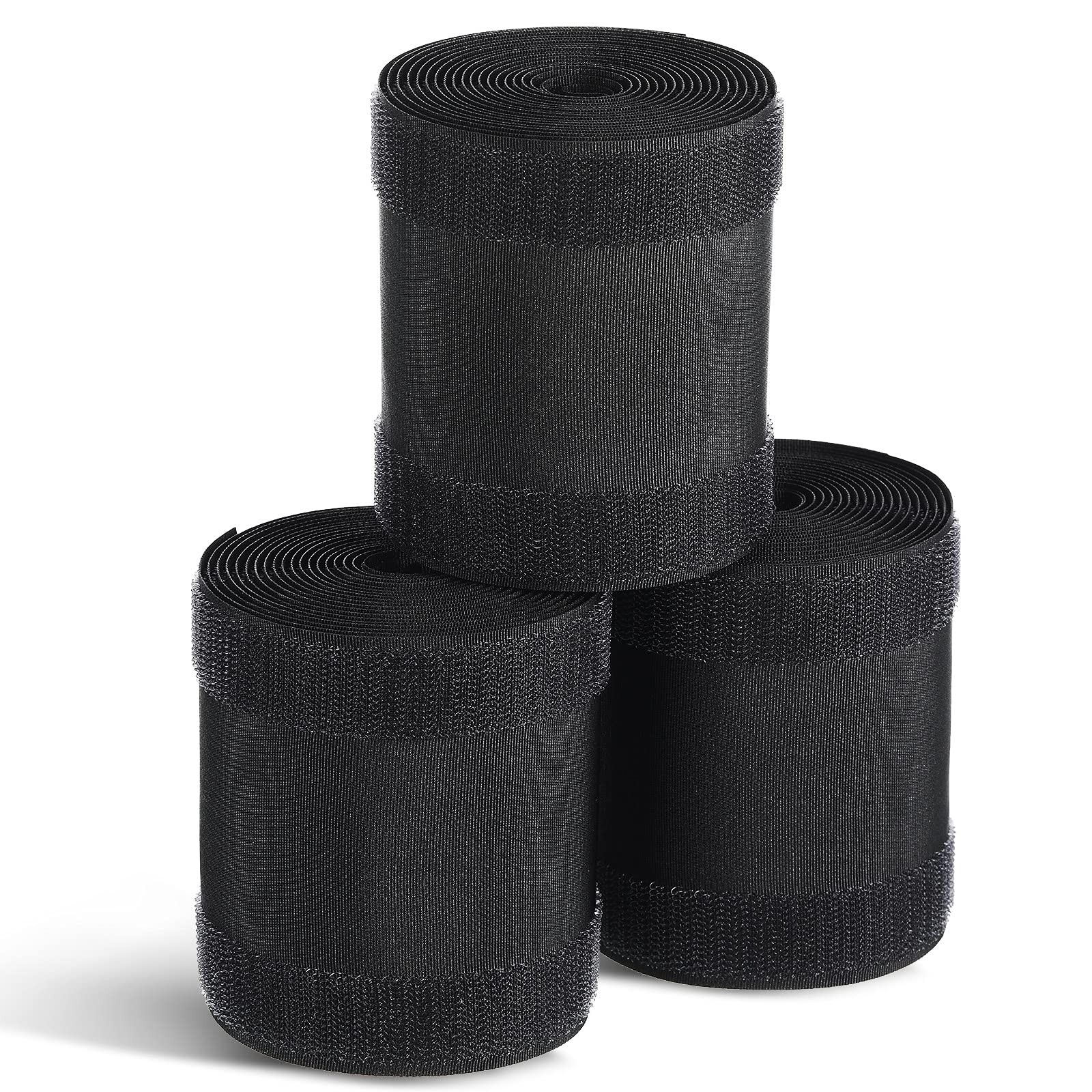 WILLBOND Carpet Cord Cover Cable Protector Floor 29.53 ft, Black