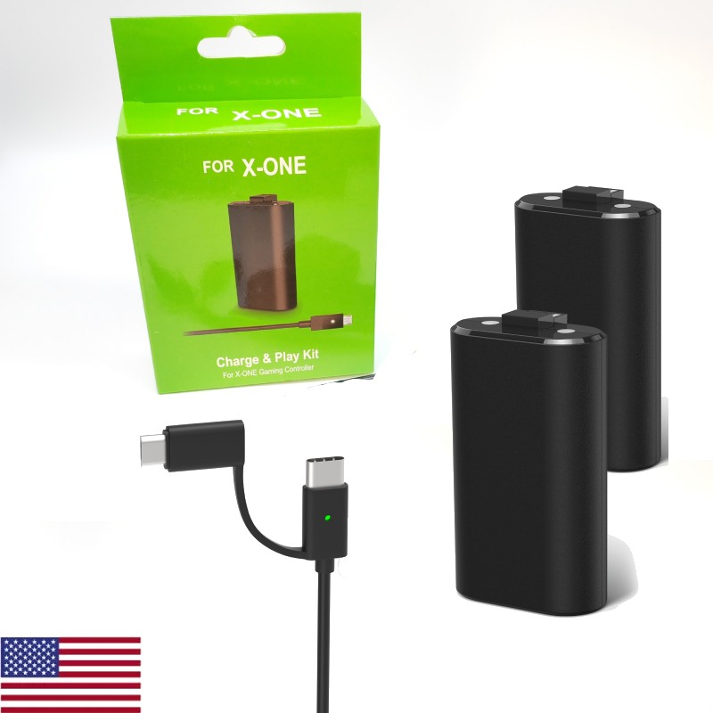 For XBox One Series X/S Controller USB Charger Cable Dock Rechargeable Battery