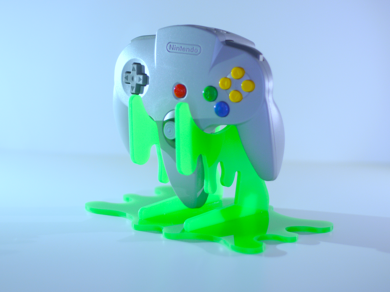 Slime Stand, Universal Gaming Controller Display Stand for Modern/ Retro Control