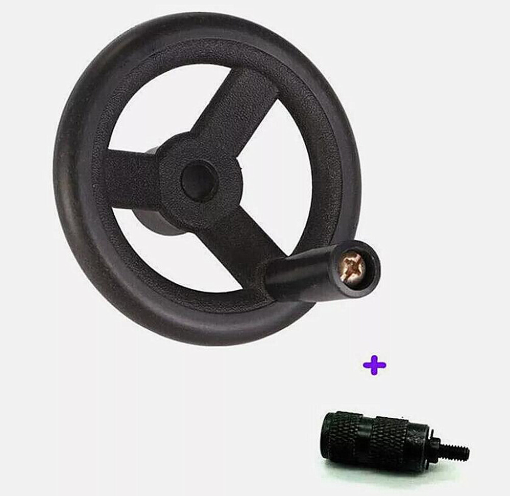 Milling Machine Feed Plastic CNC Mill Hand Wheel +1 Reverse Knob Part Bridgeport