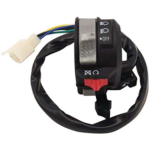 Left Handlebar Control Engine Start Run Off Headlight Switch for Yamaha ATV