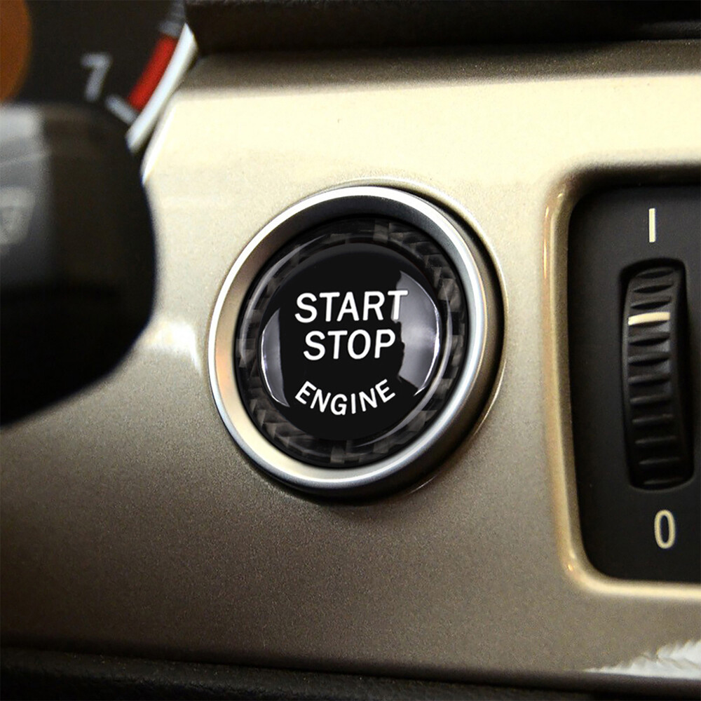 Engine Start Stop Button Replace Cover With Ring For BMW E90 E92 E93 2009-2012