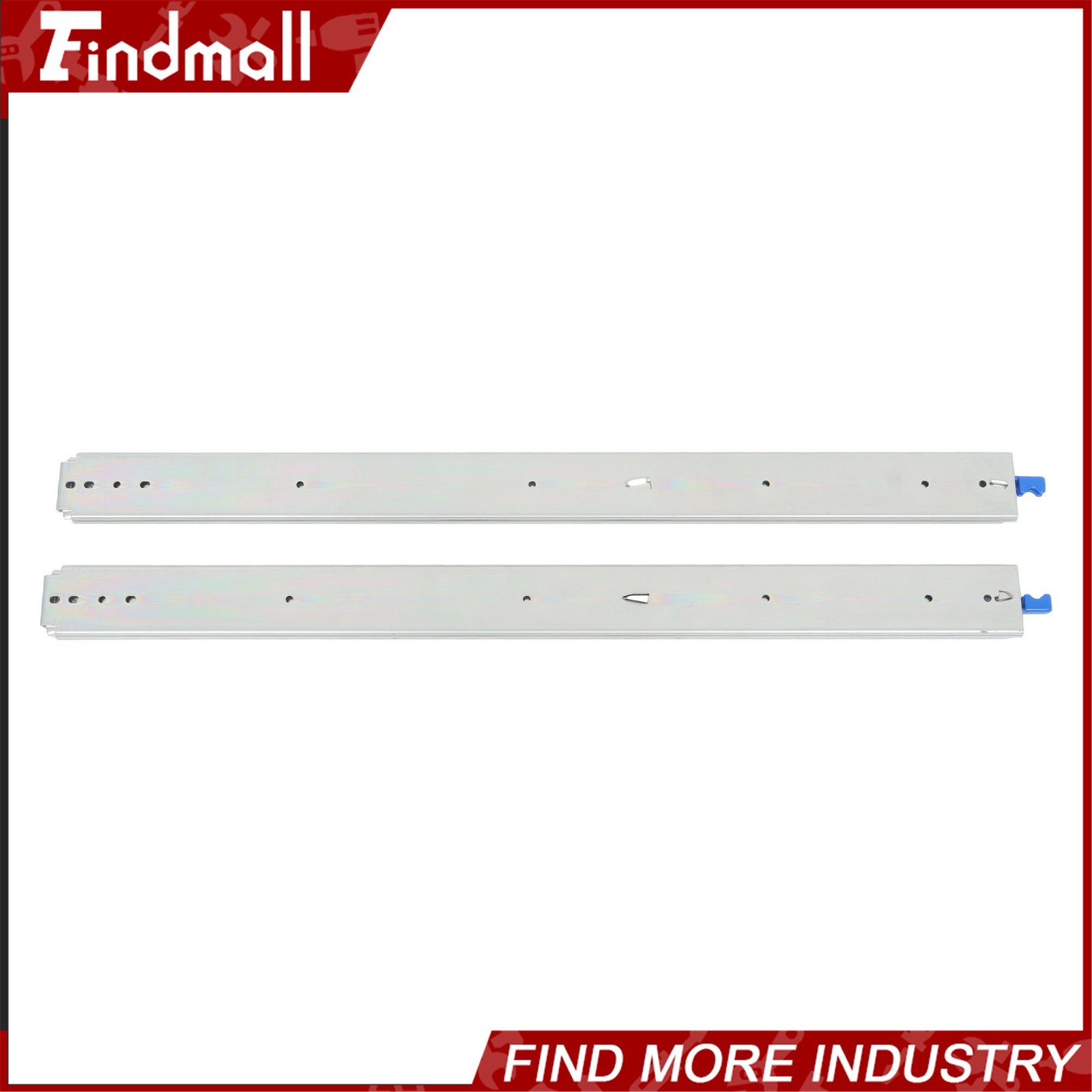 Findmall Heavy Duty 38" Drawer Slides w/Lock 500lb - Full Extension Ball Bearing