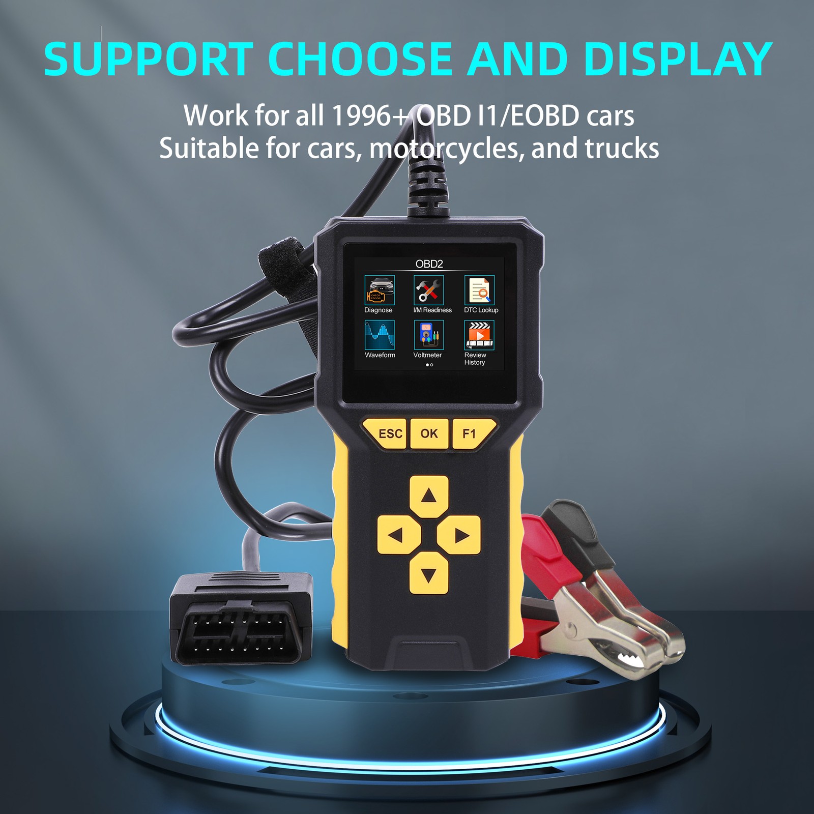 Automotive OBD2 Scanner OBD Code Reader Car Diagnostic Tool Check Engine Fault