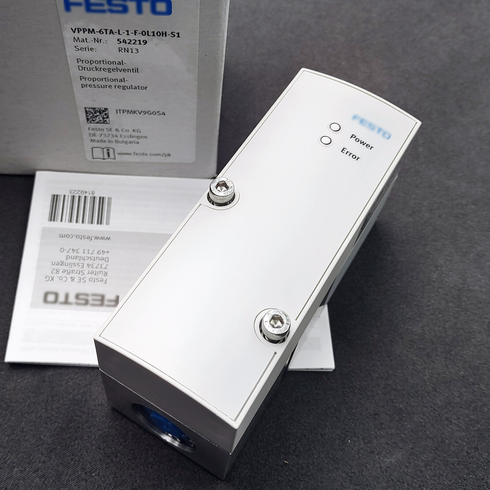 New Proportional Valve for FESTO VPPM-6TA-L-1-F-0L10H-S1 542219