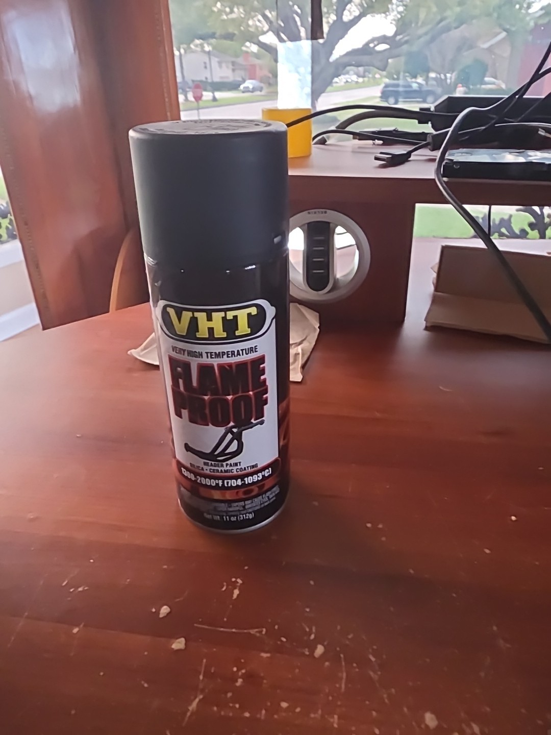 VHT FLAMEPROOF Coating, Flat Black – High-Heat Exhaust Paint, 11 oz