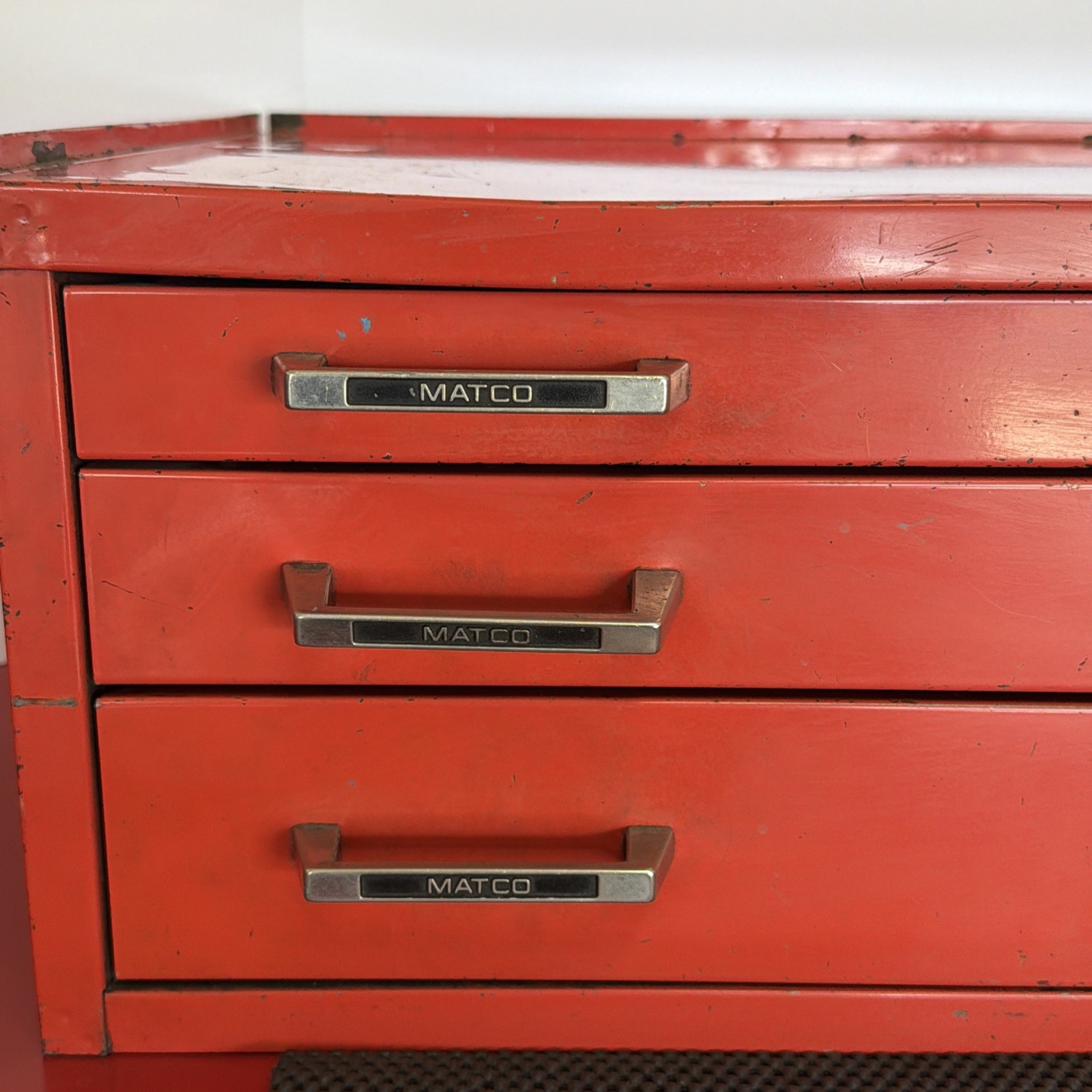Matco Tools Mid Riser Middle Intermediate Tool Chest Box 3 Drawer MB503 Vtg USA