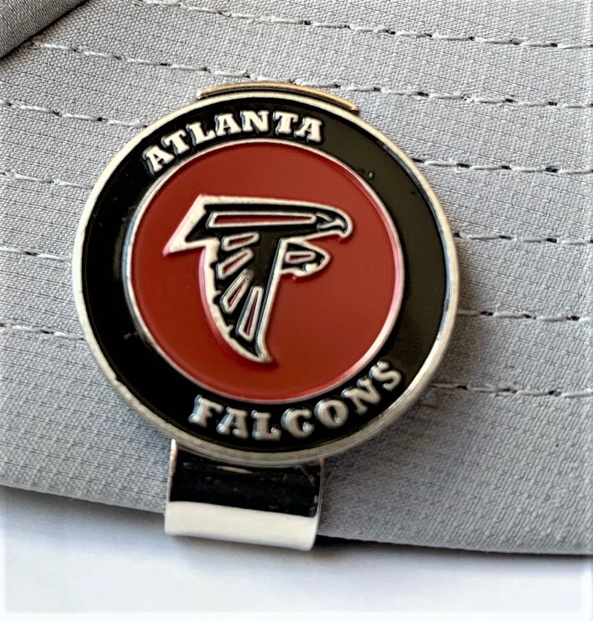 New Atlanta Falcons Golf Ball Marker with Magnetic Hat Clip