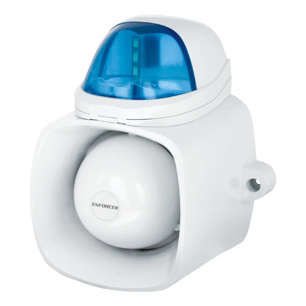 Seco-Larm Enforcer SH-816S-SMQ/B 4-in-1 Multi-Purpose Siren/Strobe ( Blue  )
