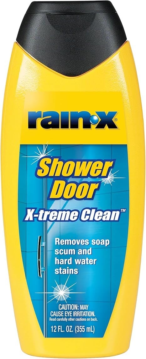 Rain-X 630035 X-Treme Clean Shower Door Cleaner, 12 Fl. Oz - Removes Soap Scum