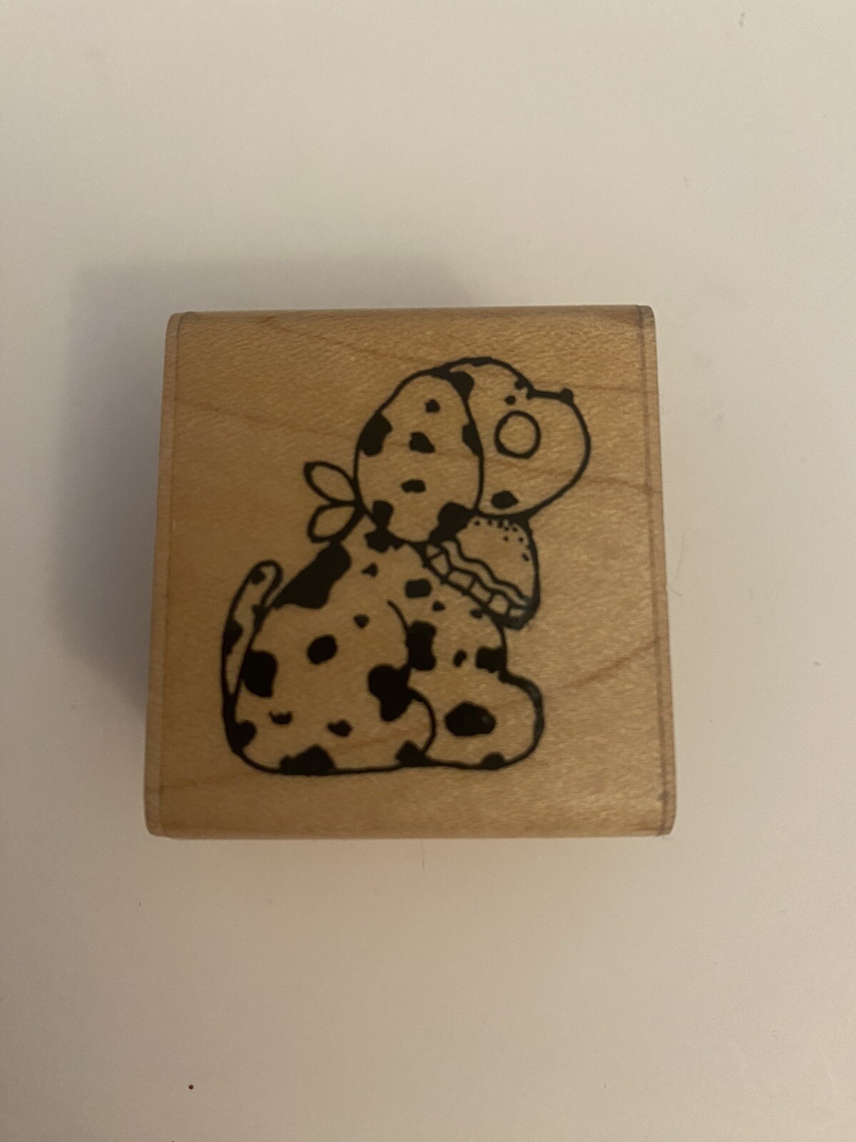JRL Design C195 Puppy Pal Wood Mounted Rubber Stamp RS20