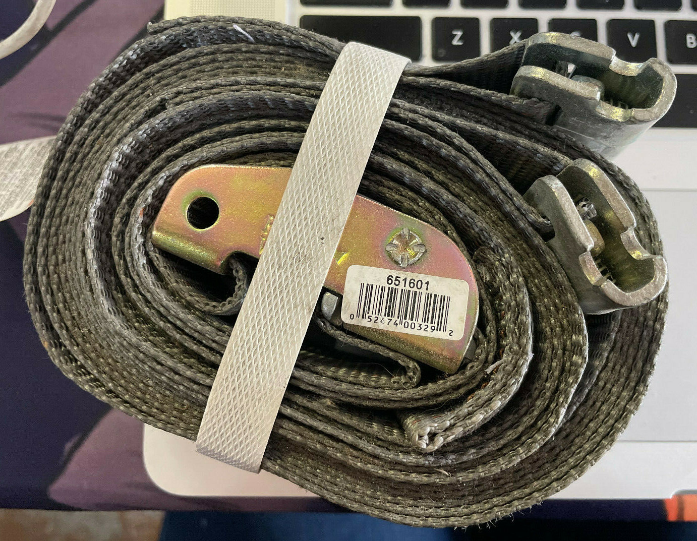 New Kinedyne 651601 Logistic Cam Buckle Strap,16ft x 2 in Max 835lb