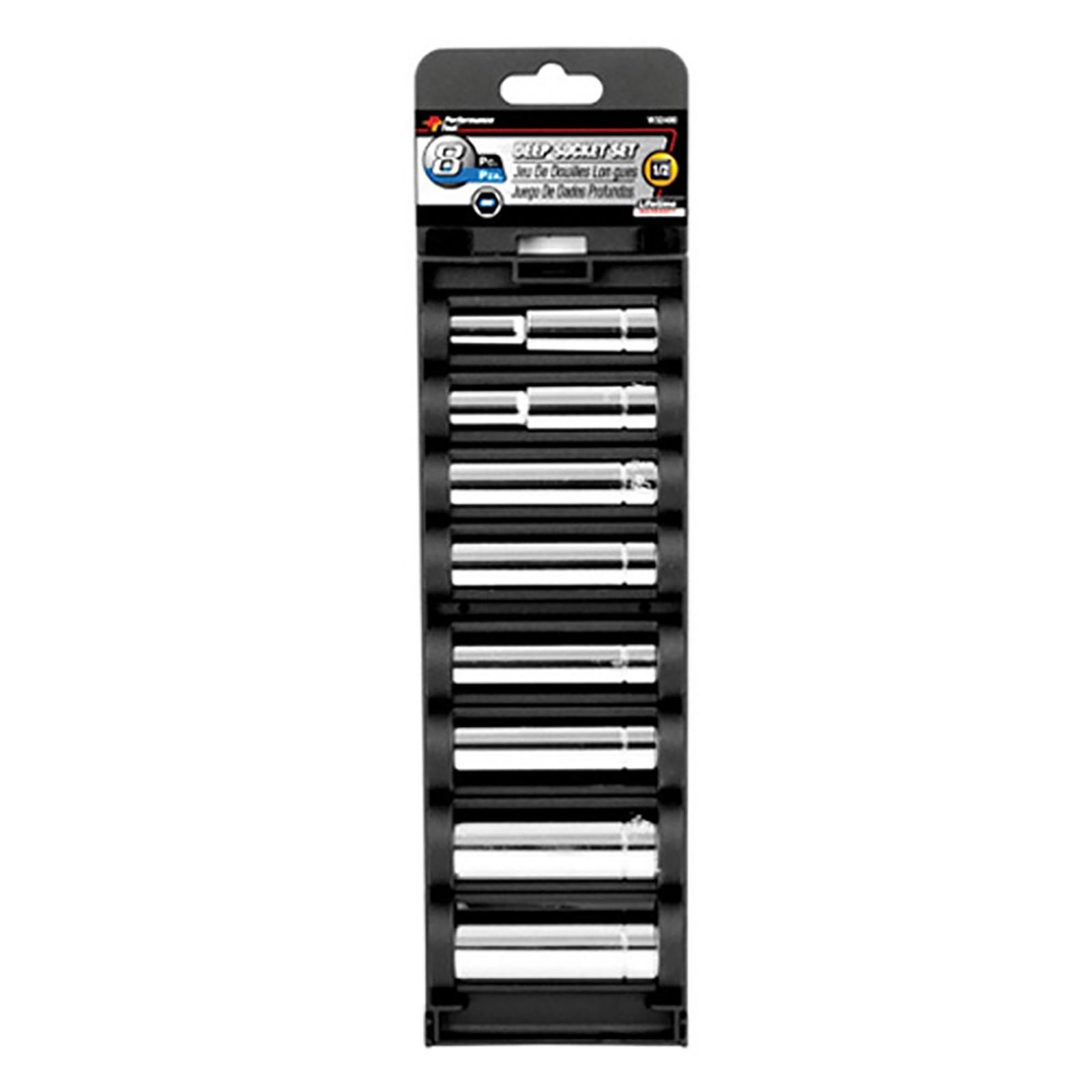 Performance Tool 1/2" DR Met DW Socket Set - 8-Piece W32400