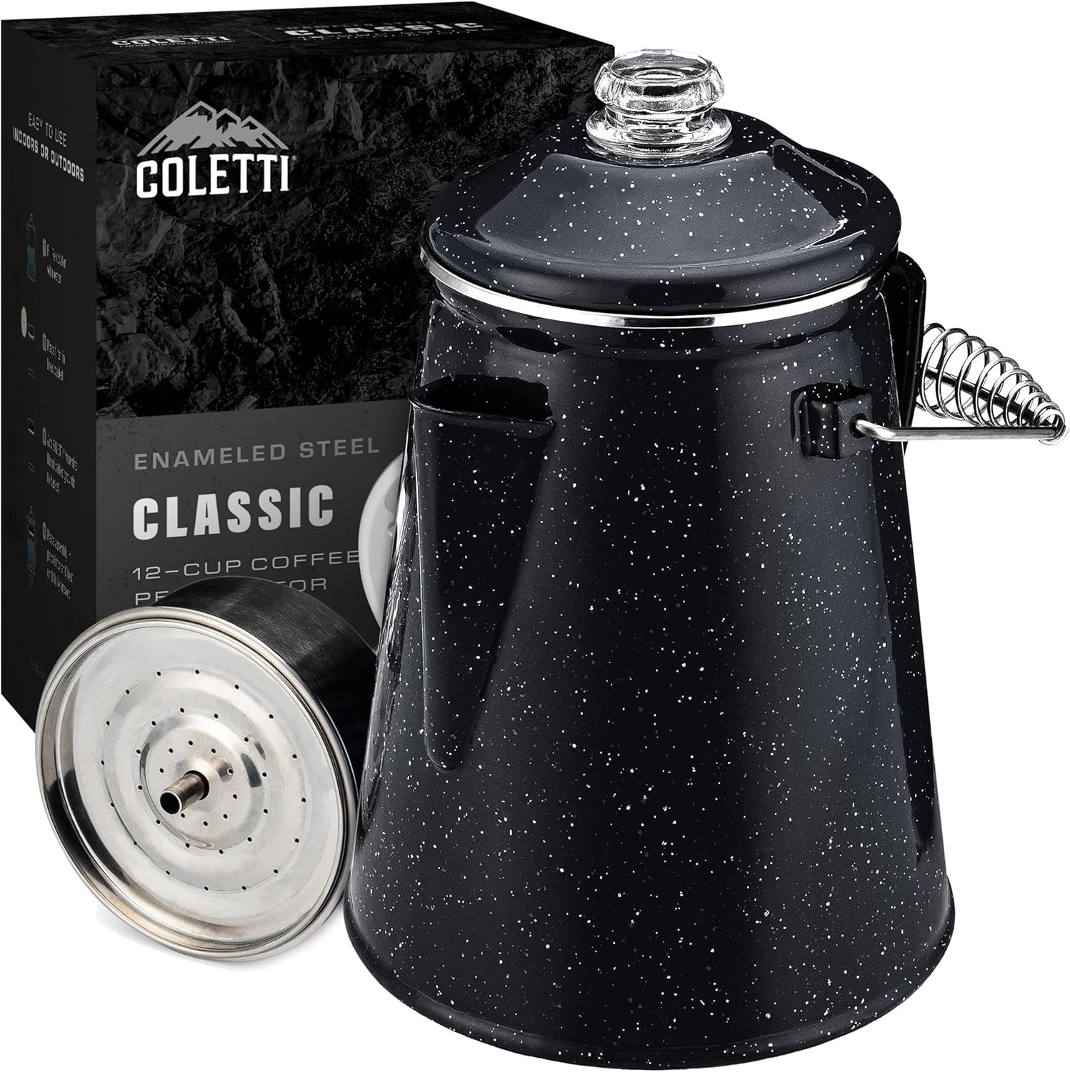 Classic Percolator Coffee Pot — the Most Nostalgic Camping Coffee Pot, Now Moder