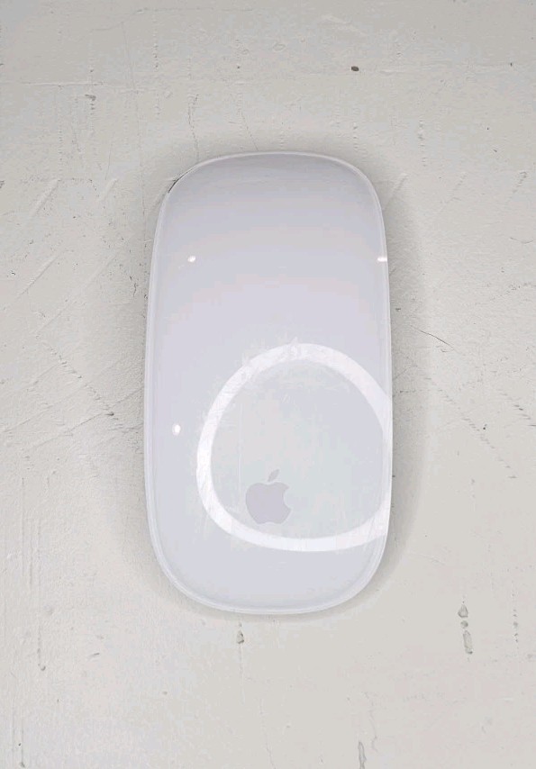 Apple A1296 Wireless Bluetooth Magic Laser Mouse White Tested Working
