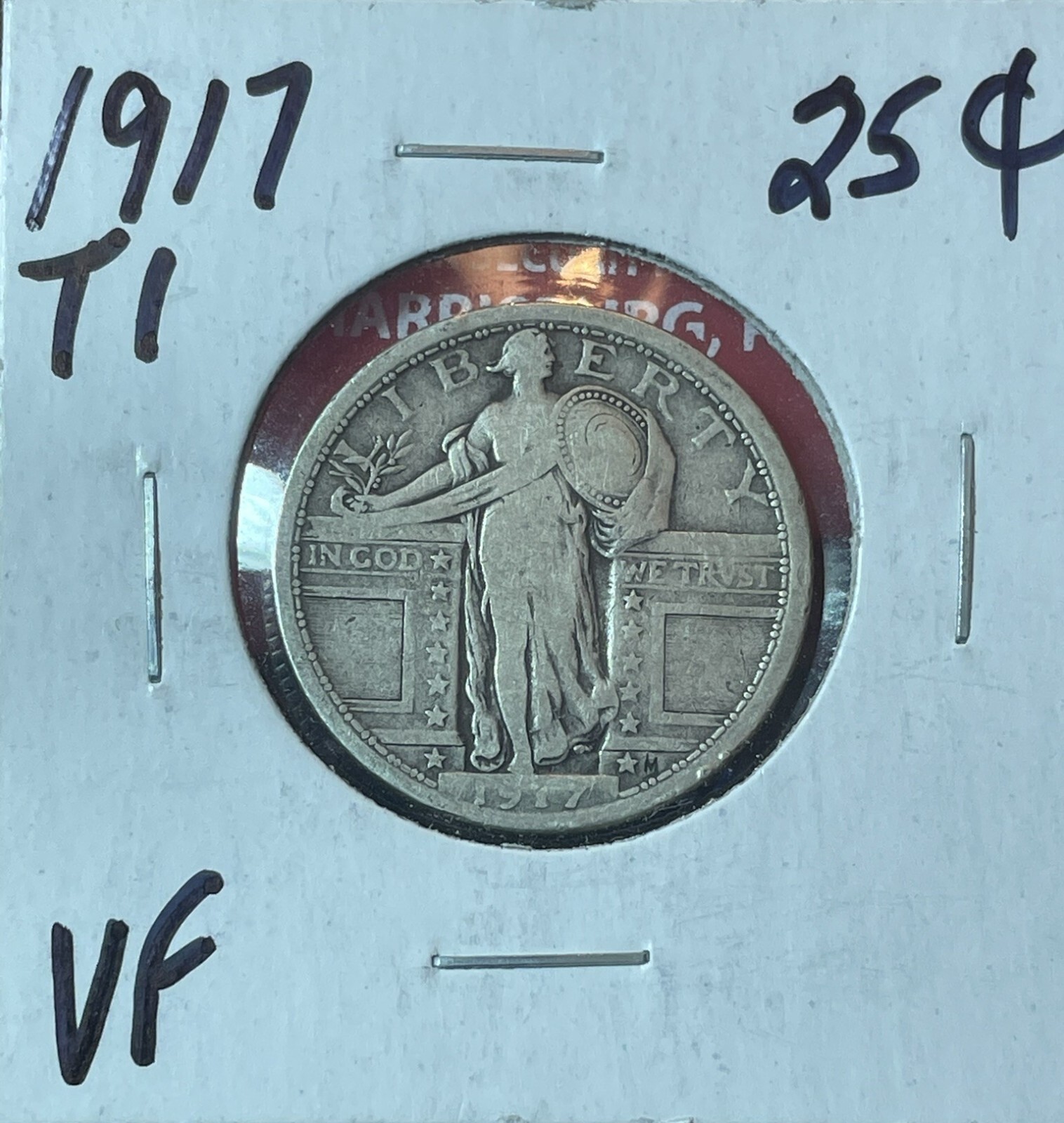 1917 Standing Liberty Quarter Type 1