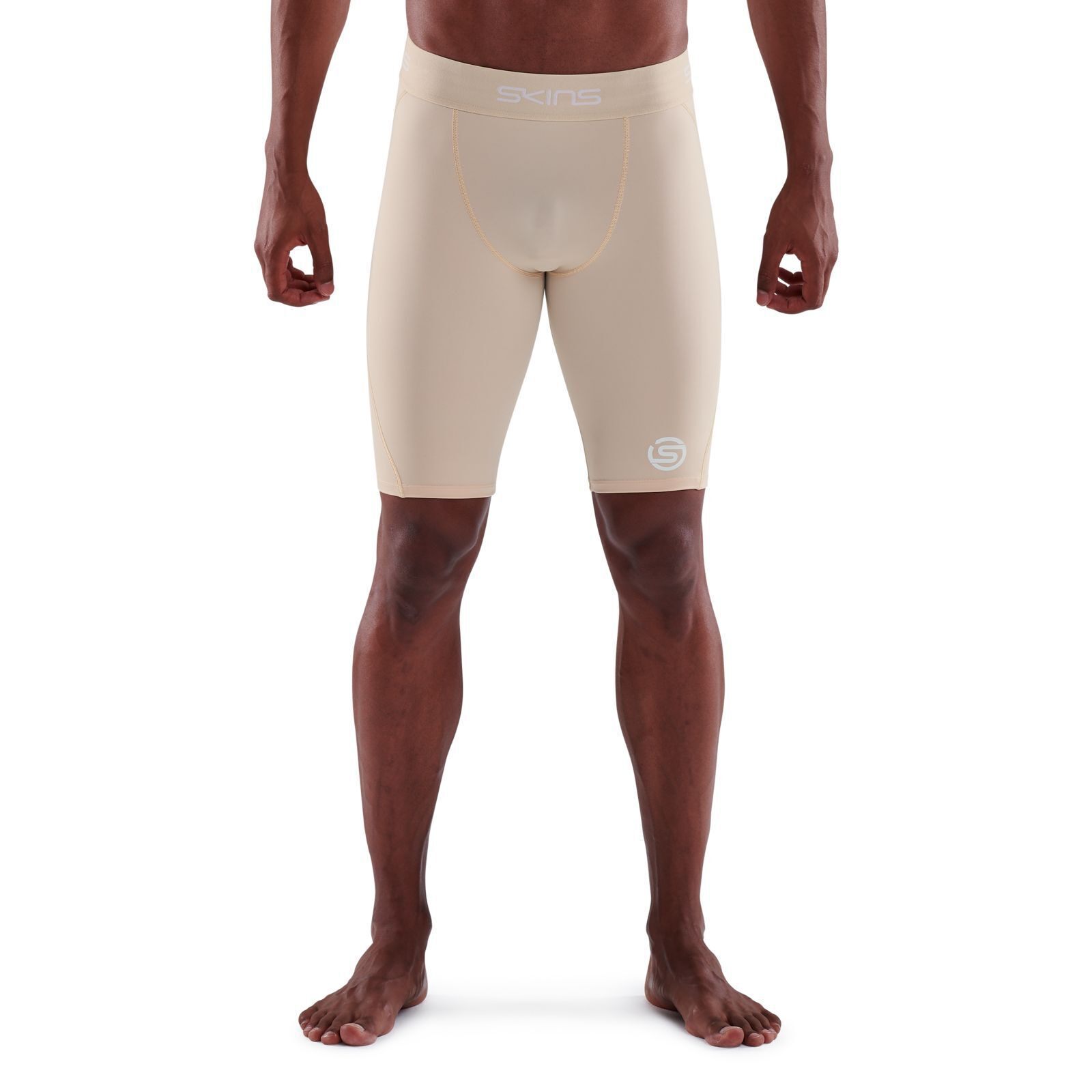 Skins Series-1 Mens Compression Half Tights (Neutral) SAVE $$$